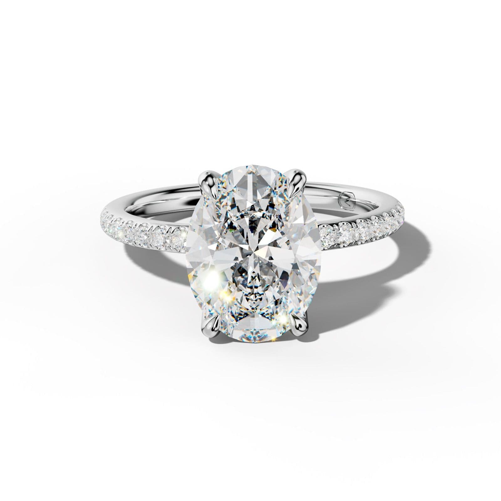 Serena Oval Diamond Engagement Ring