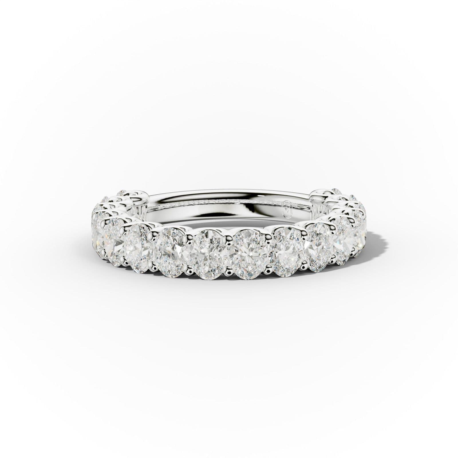 2.0 Carat Oval Diamond Anniversary Band