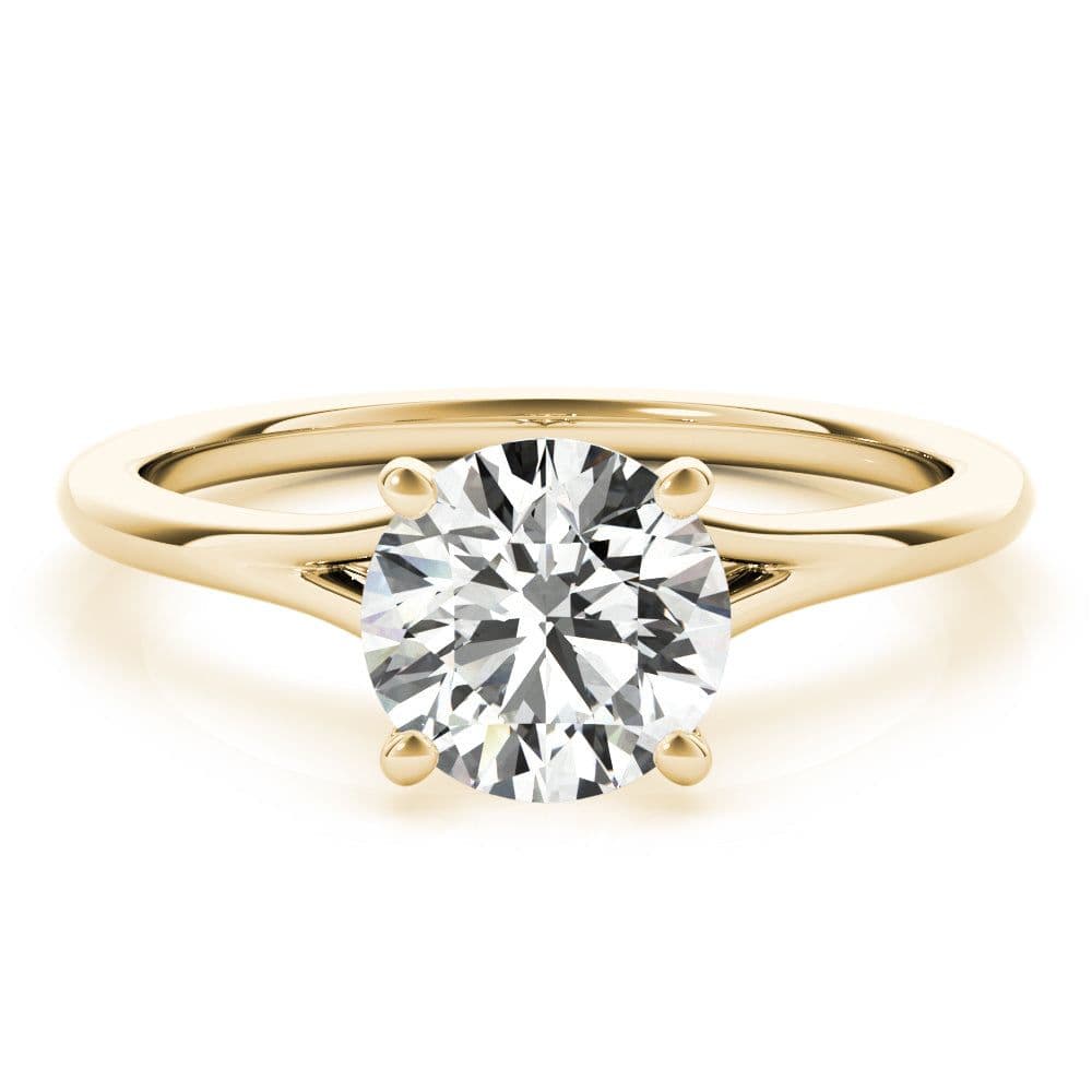 Aria Round Diamond Solitaire Engagement Ring