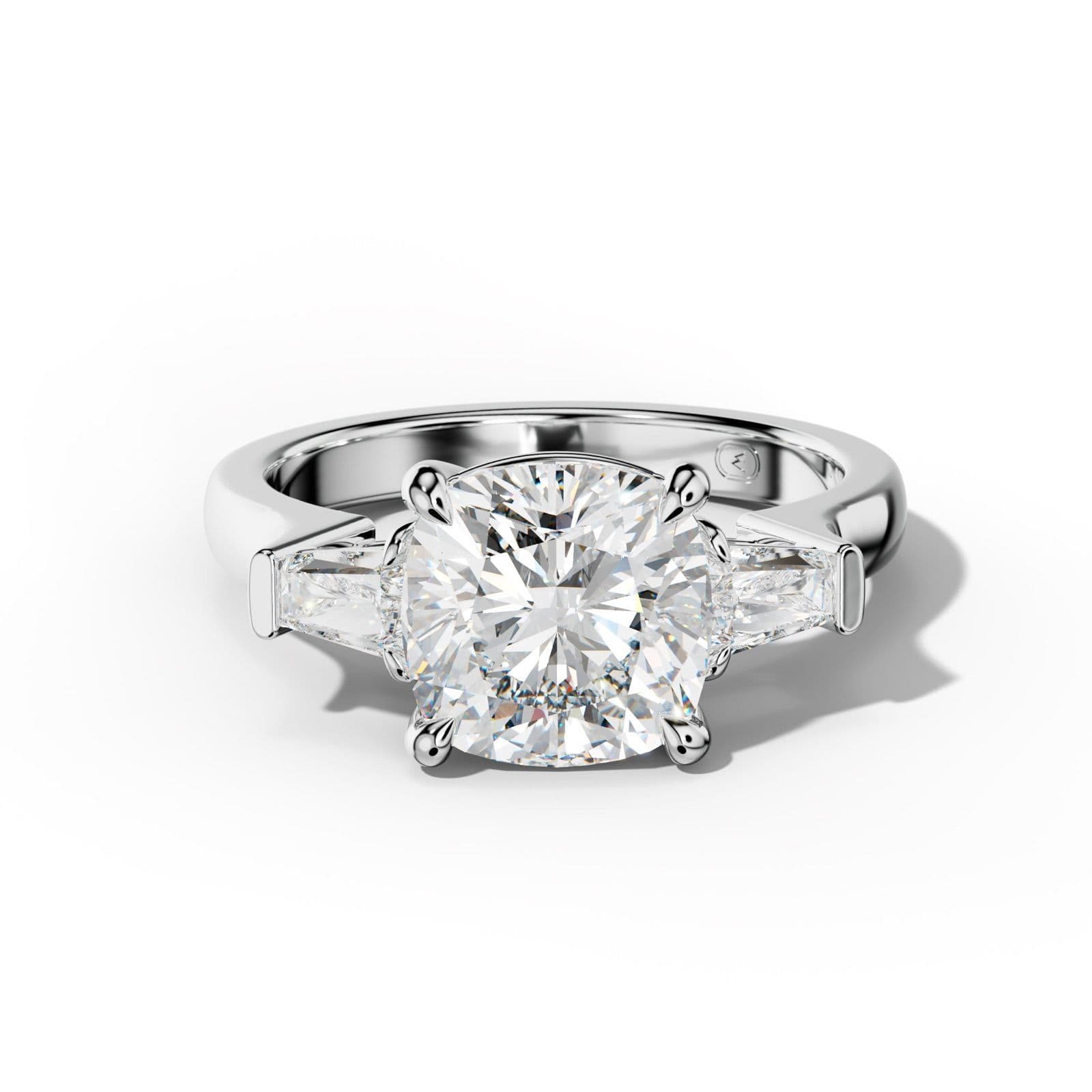 Zaria Cushion Cut Engagement Ring