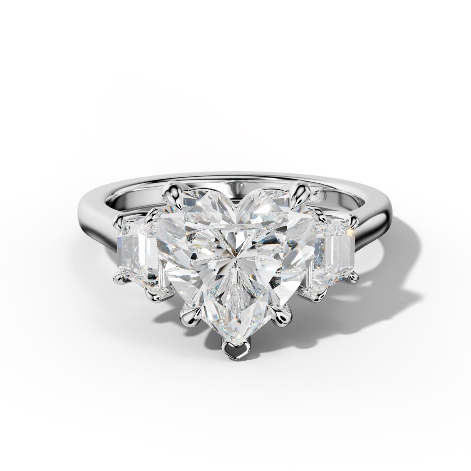 Emery Heart Cut Engagement Ring