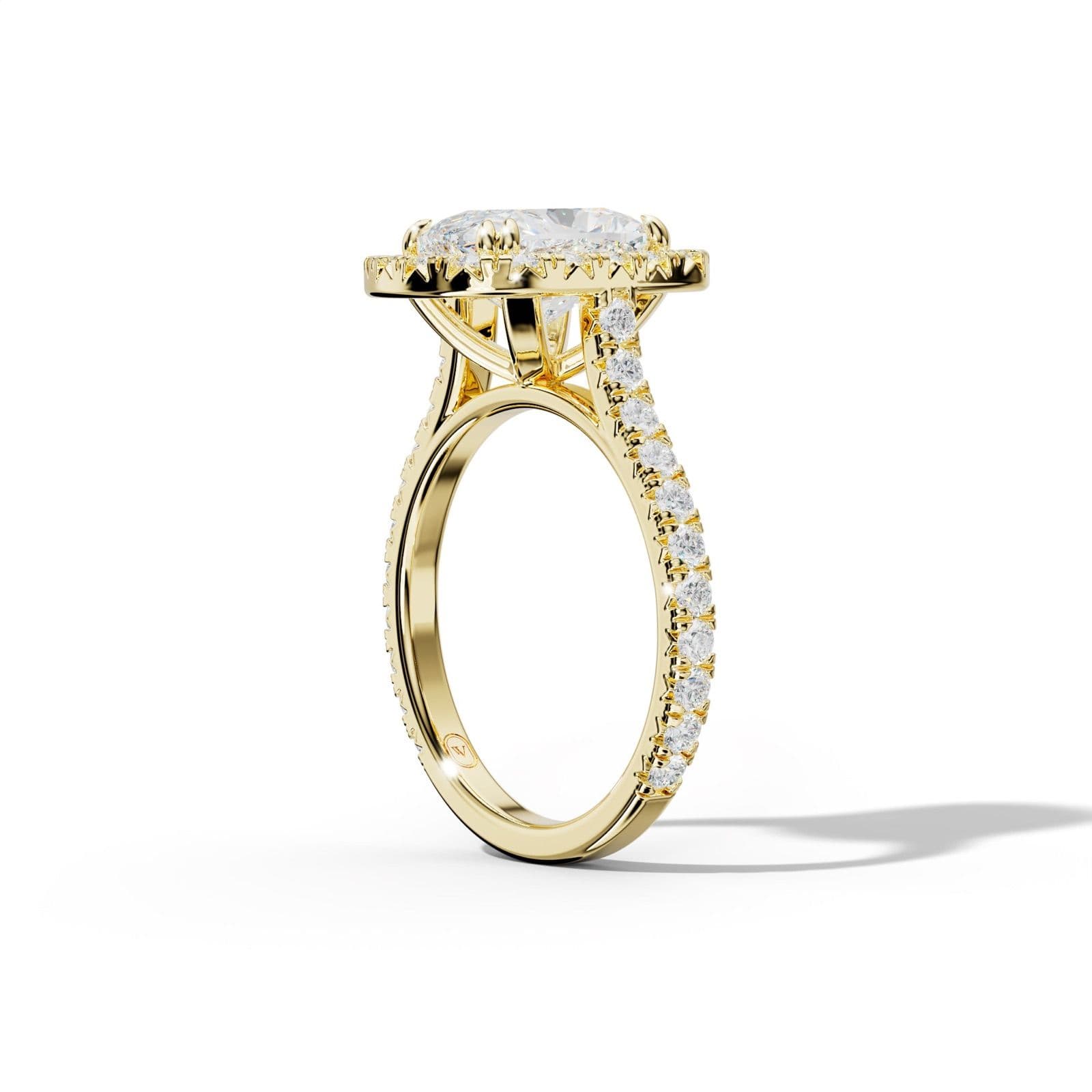 Adeline Elongated Cushion Cut Engagement Ring