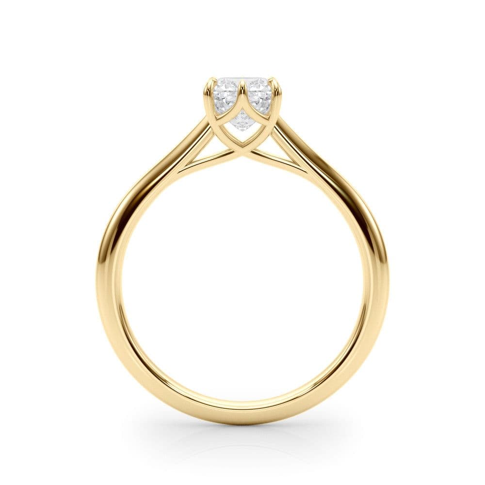 Grace Cushion Diamond Solitaire Engagement Ring