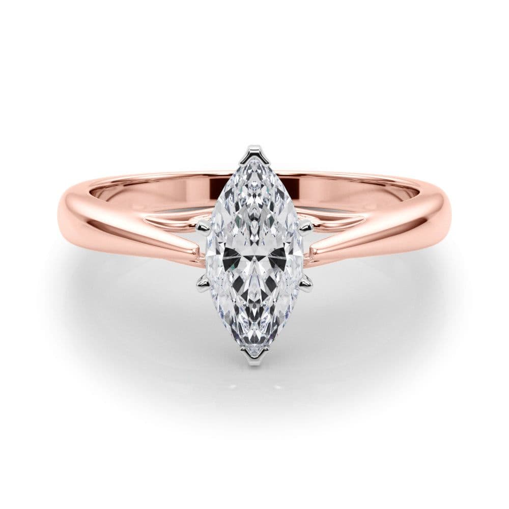 Katerina Marquise Diamond Solitaire Engagement Ring