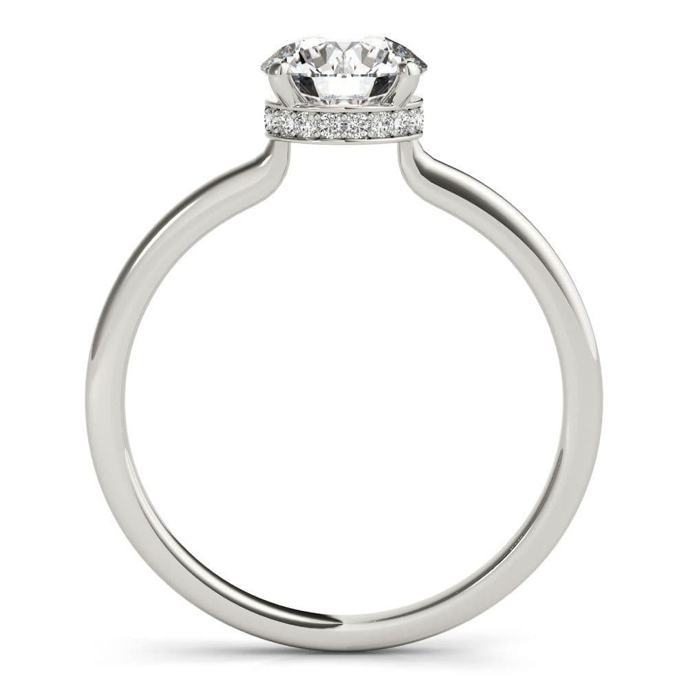 Aimee Round Diamond Solitaire Engagement Ring