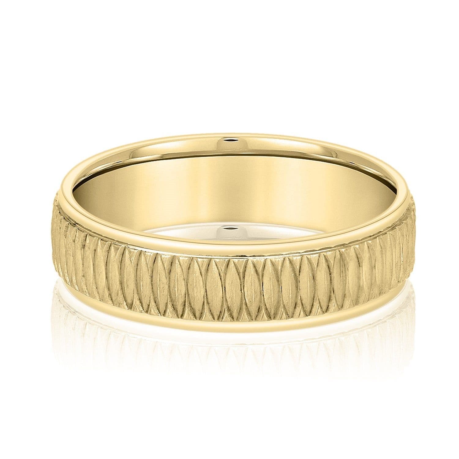 Men's Oval Pattern Design Band