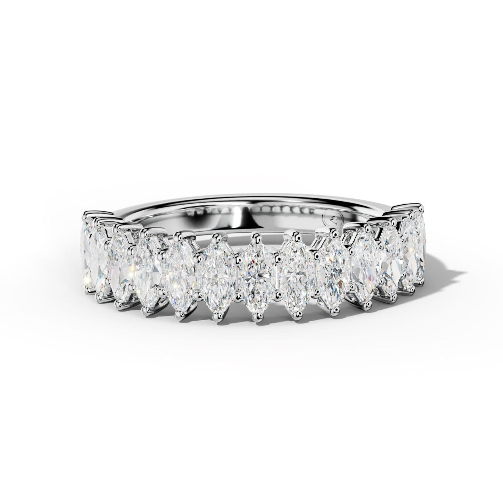 1.0 Carat Marquise Diamond Half Anniversary Band