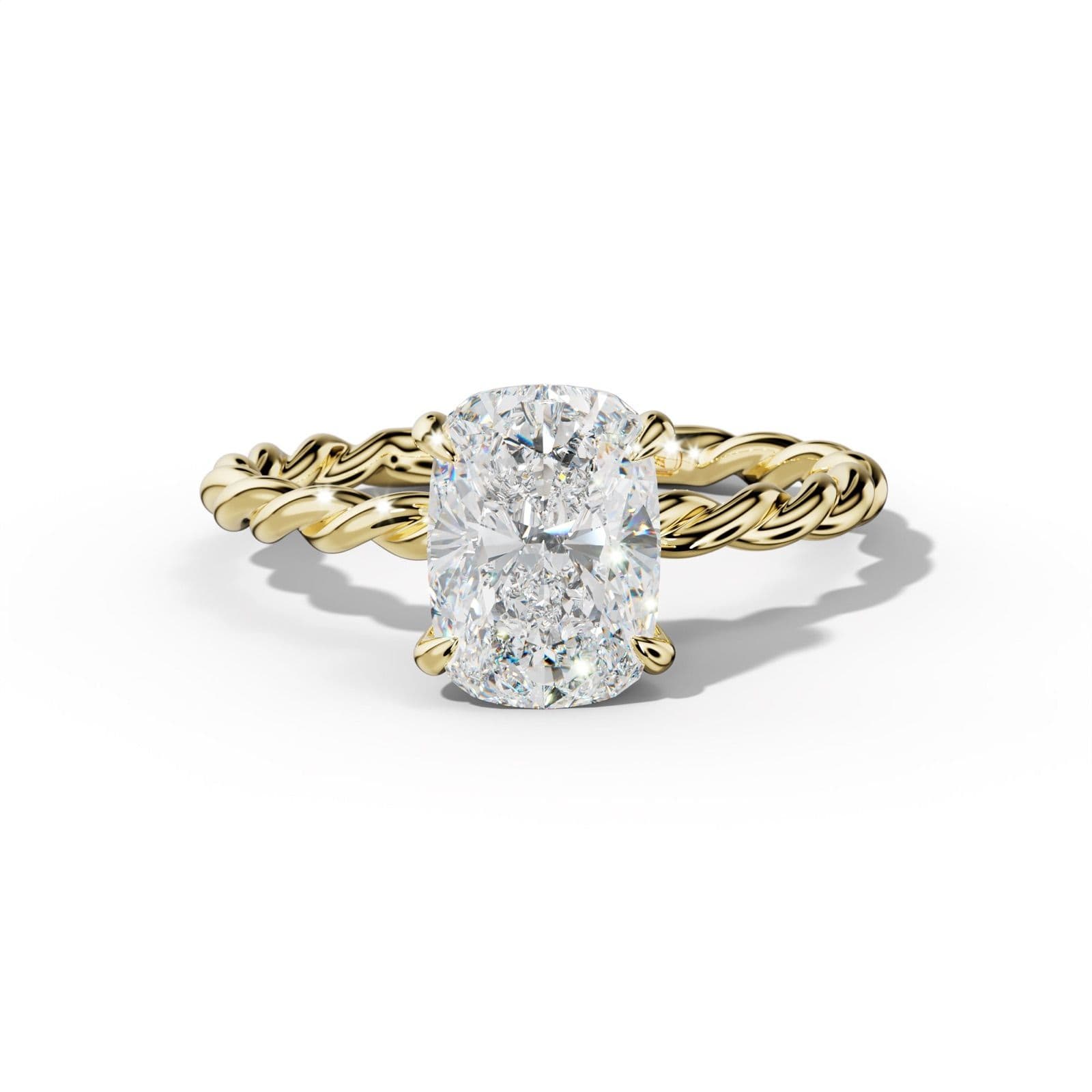 Sunny Elongated Cushion Diamond Engagement Ring