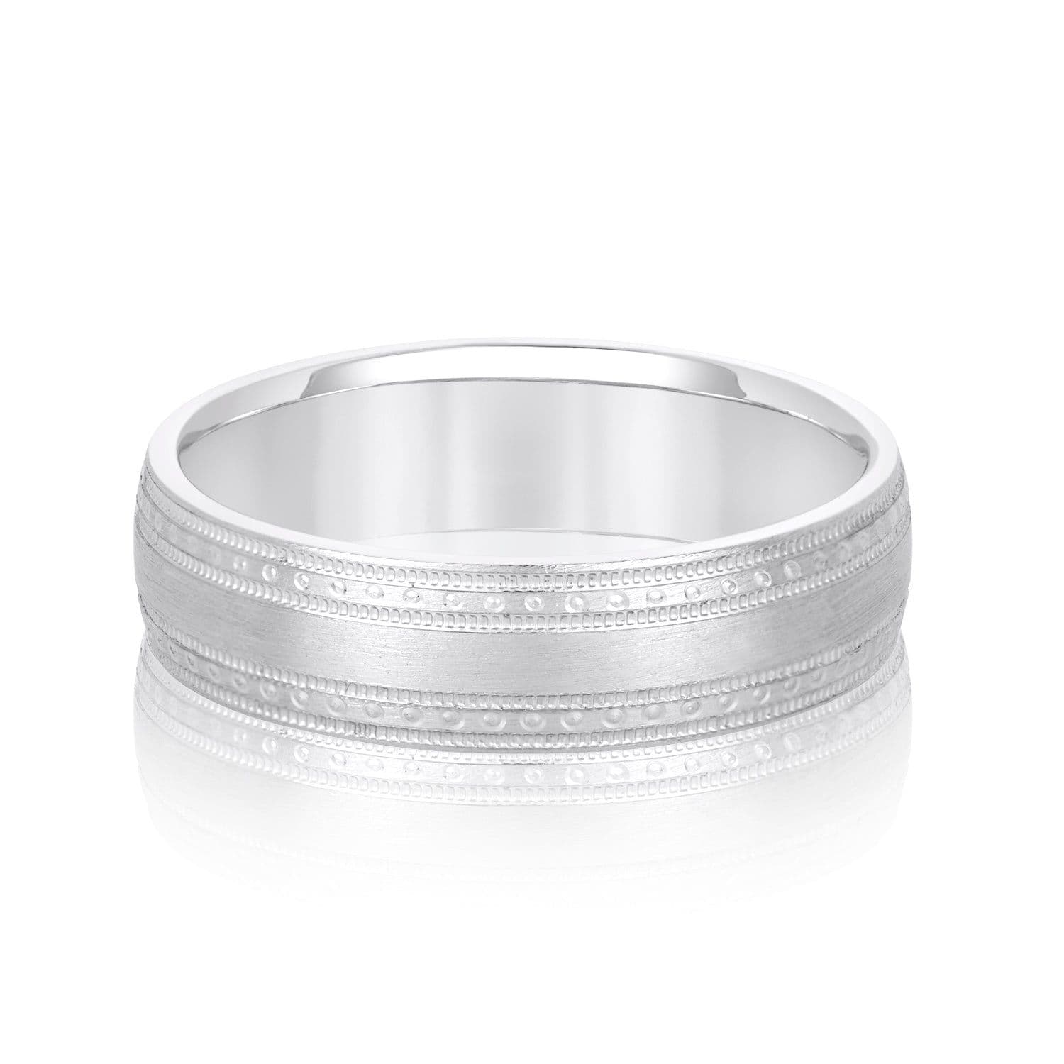 Fancy Detailed Men's Wedding Band