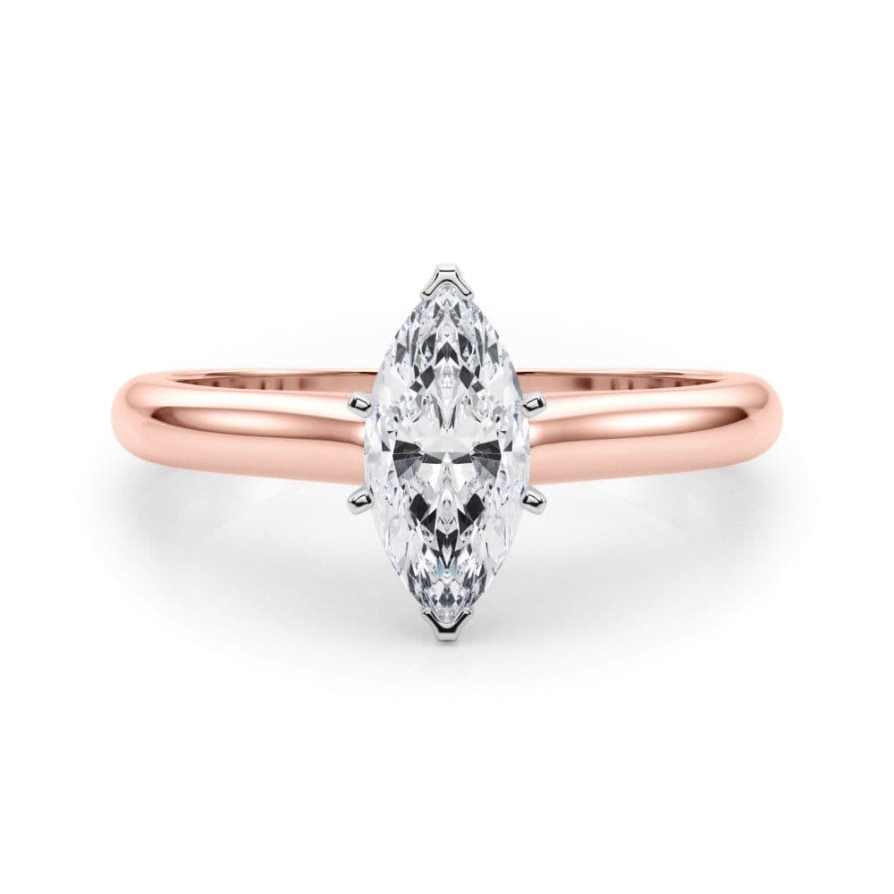 Isabella Marquise Diamond Solitaire Engagement Ring