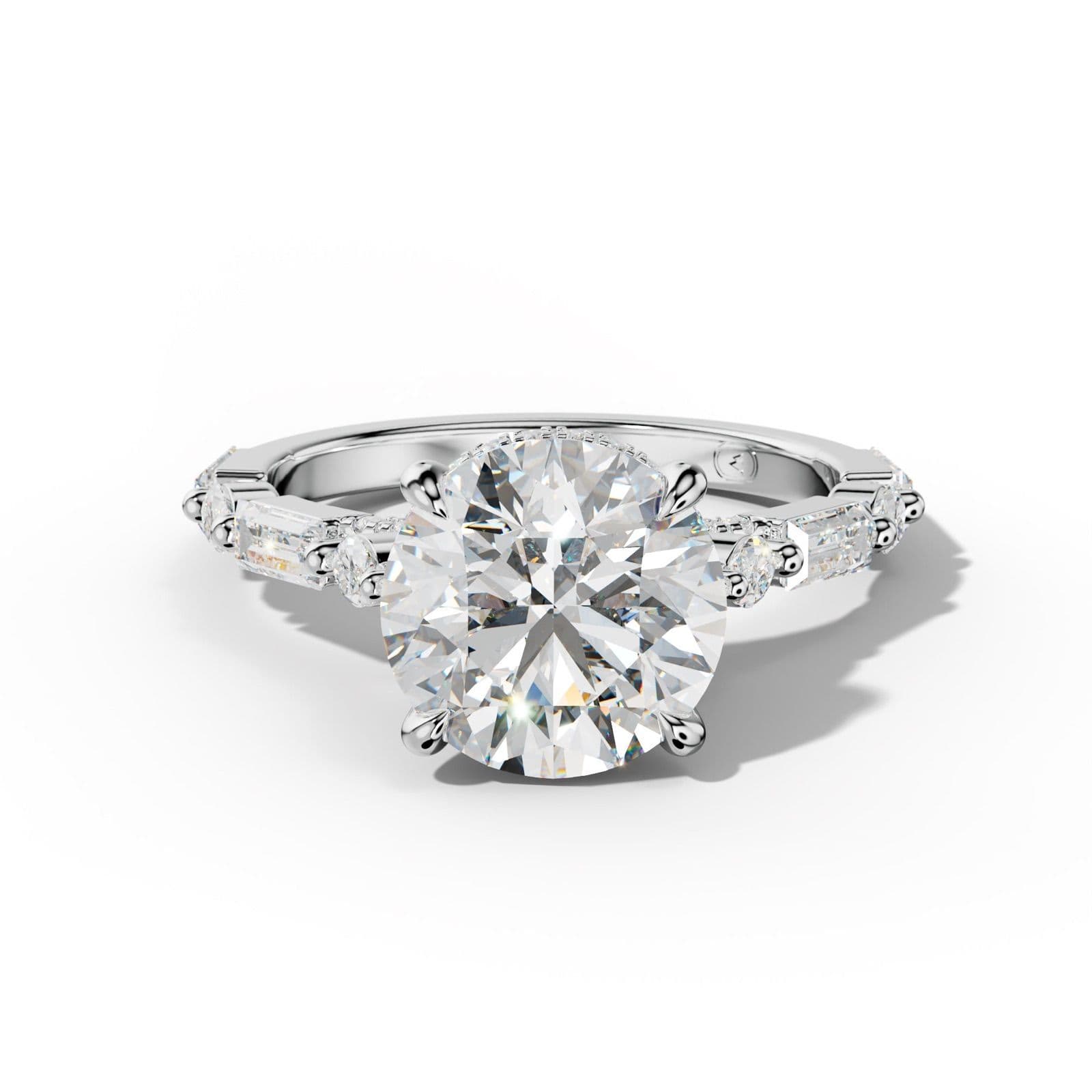 Clara Round Diamond Engagement Ring