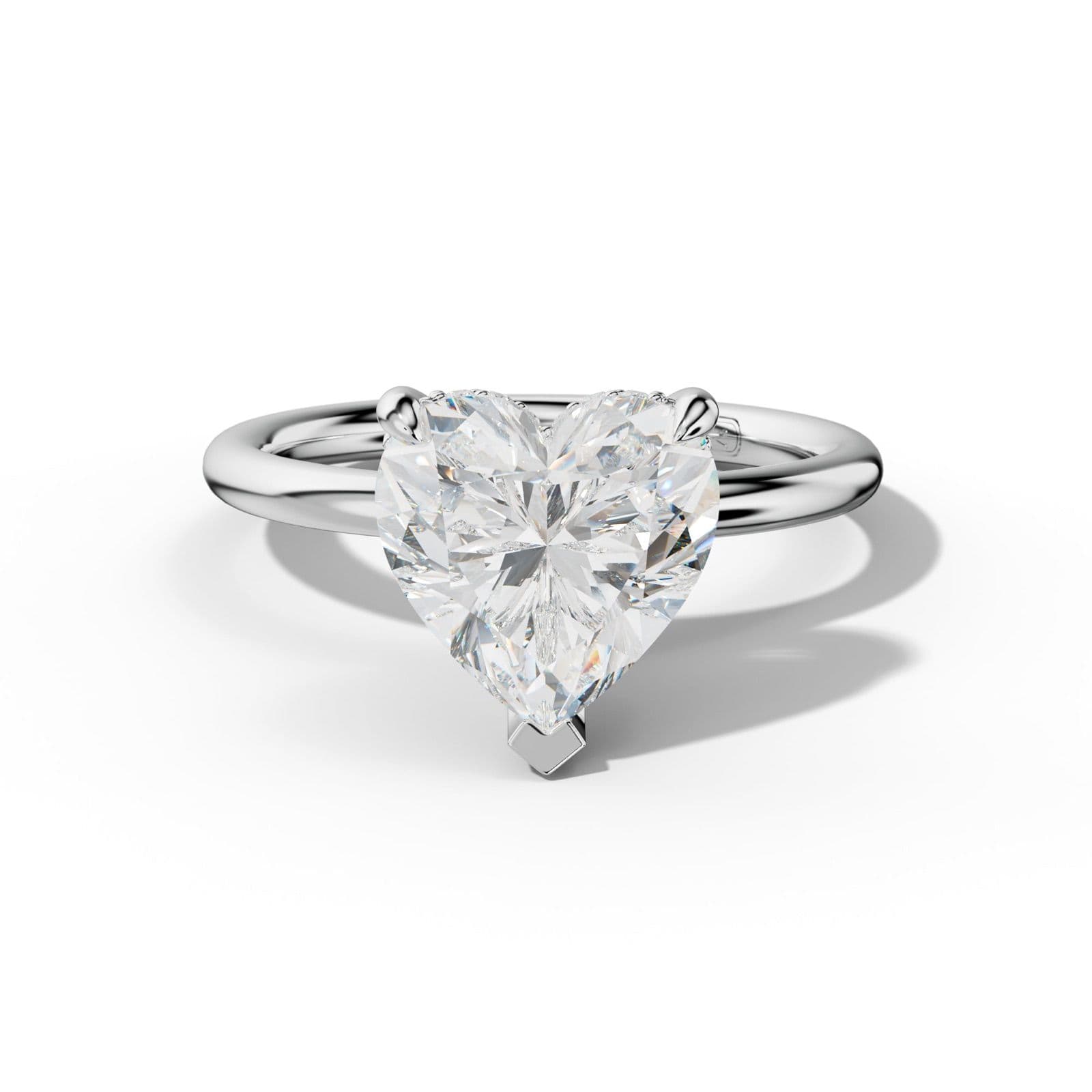 Siya Heart Diamond Engagement Ring