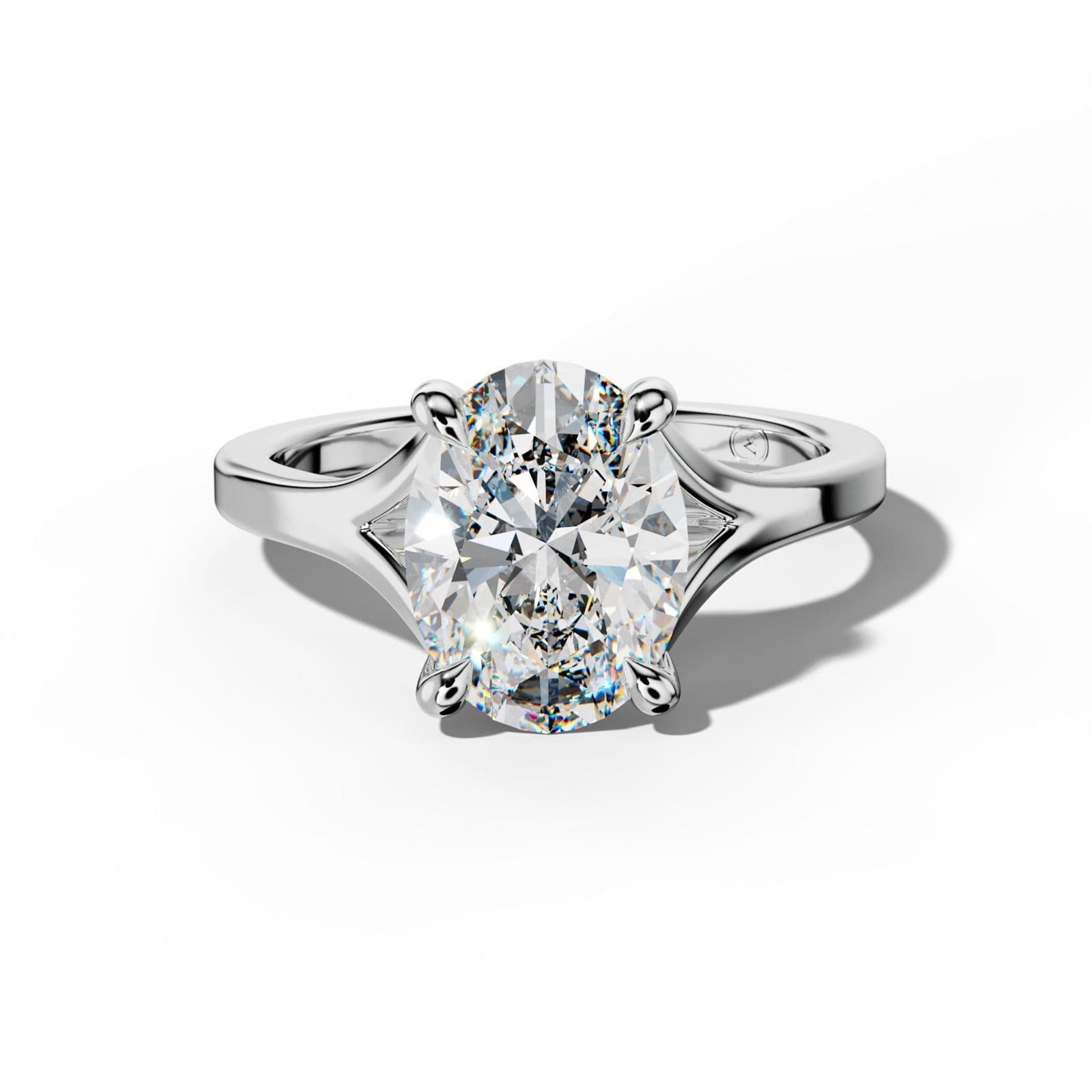 Alicia Oval Diamond Engagement Ring