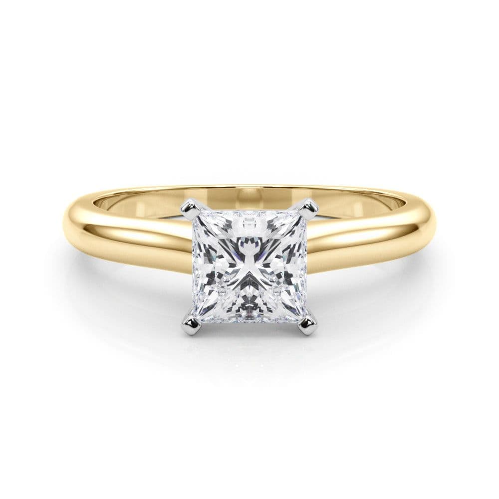 Isabella Princess Diamond Solitaire Engagement Ring