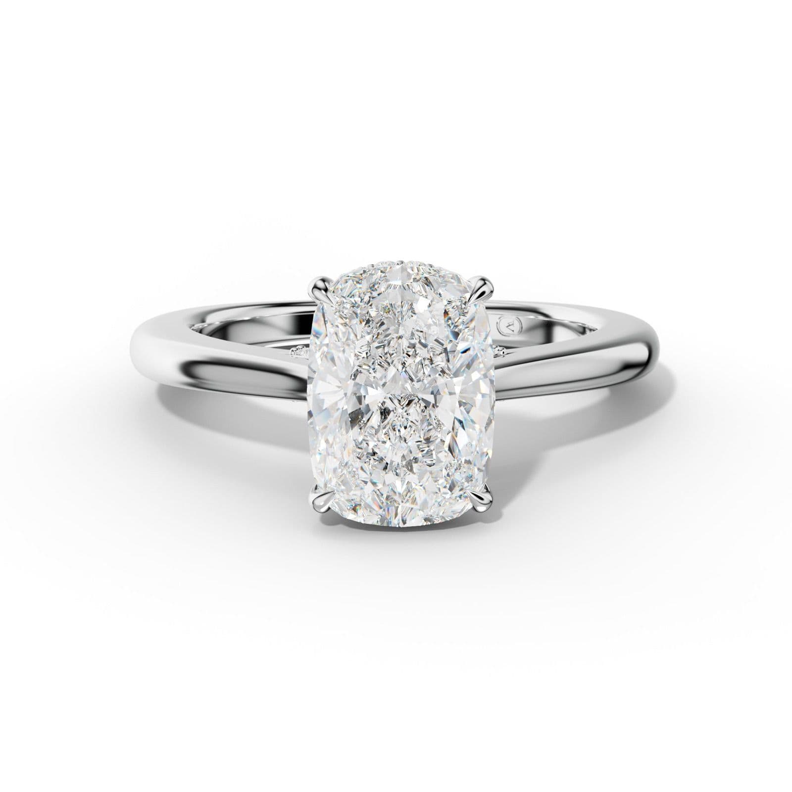 Millie Elongated Cushion Diamond Engagement Ring