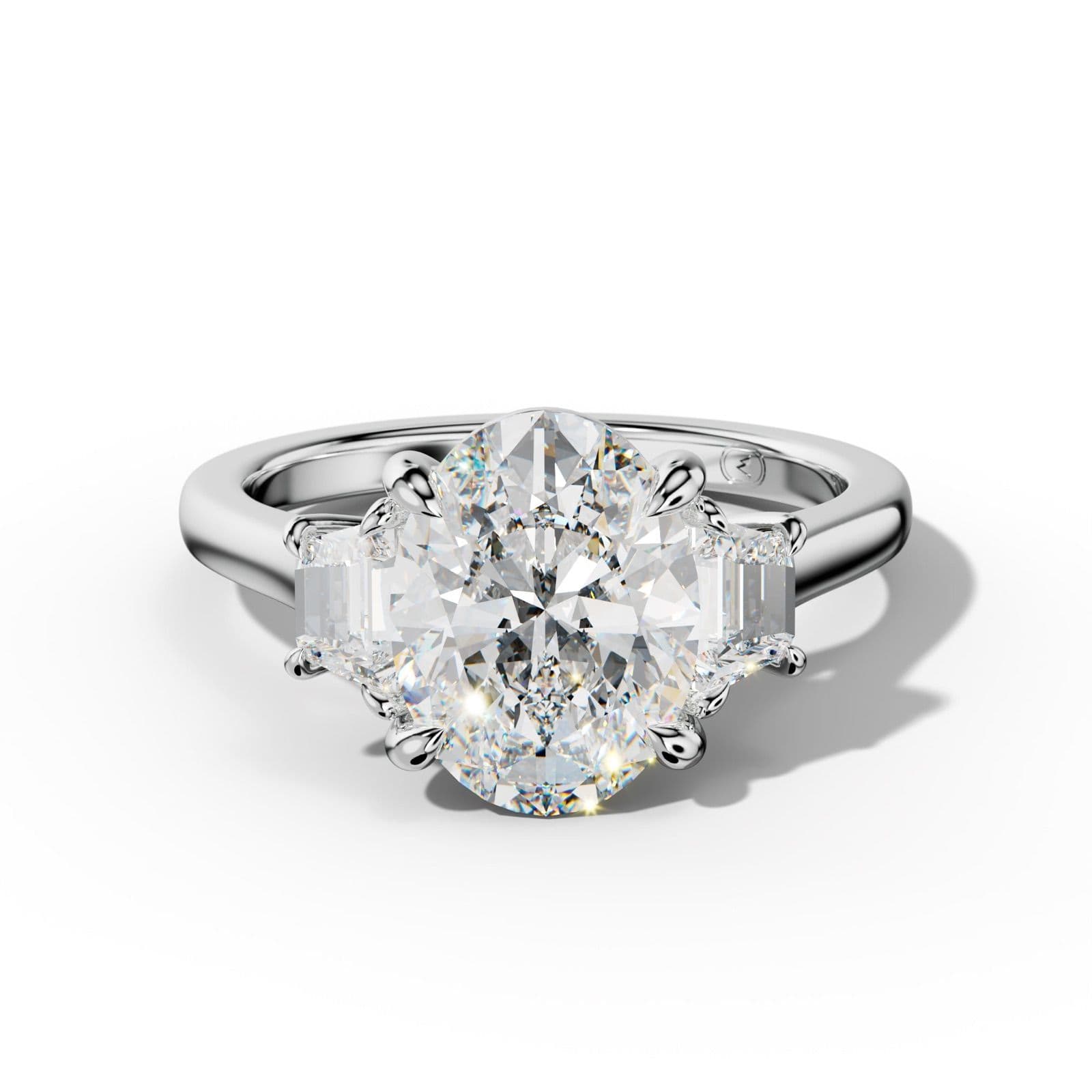 Emery Oval Diamond Engagement Ring