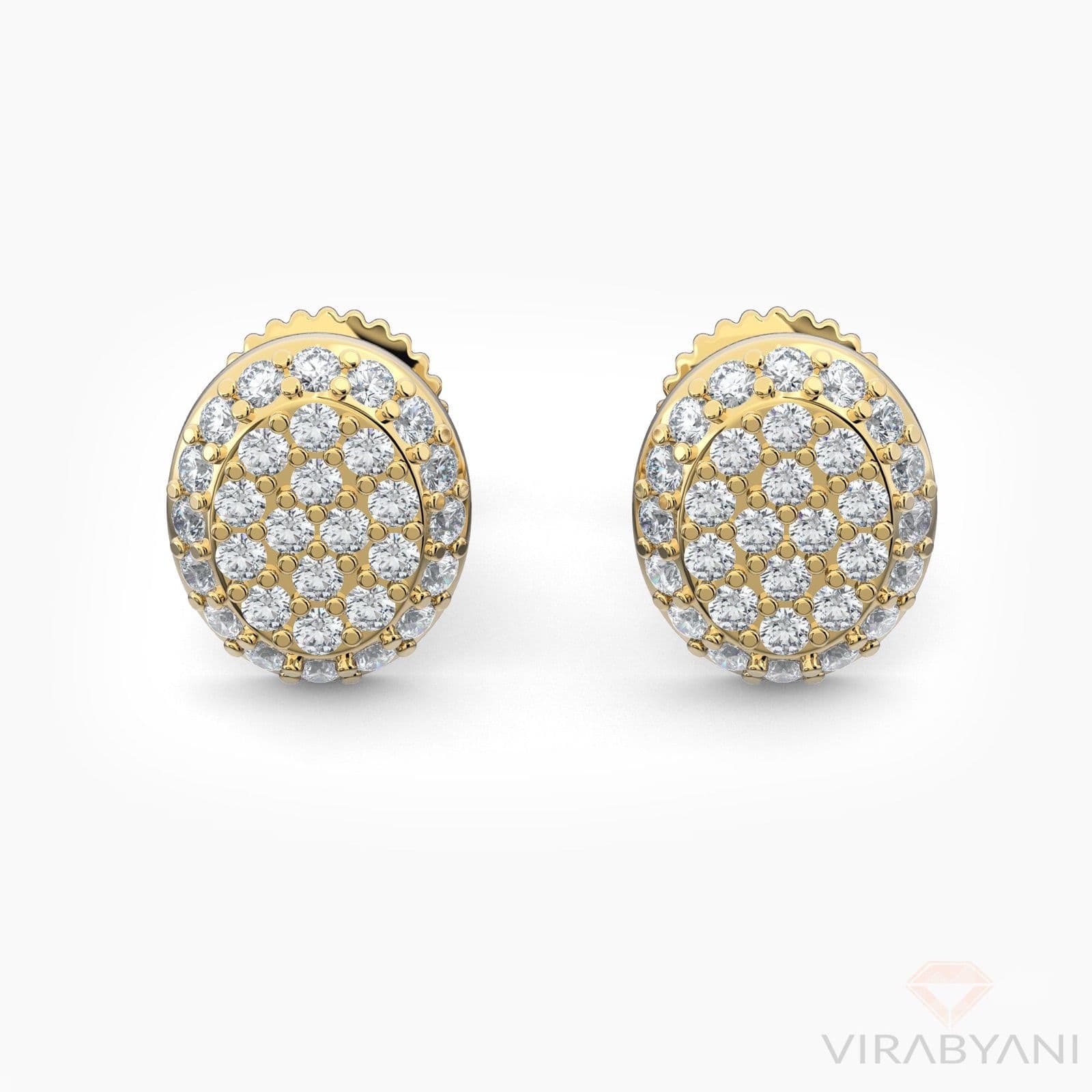 Oval Shaped AMoré Pavé Stud Earrings With 0.50 ct. Diamonds
