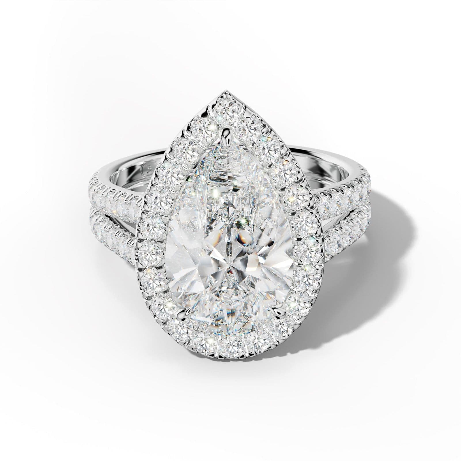 Hailey Pear Shape Engagement Ring