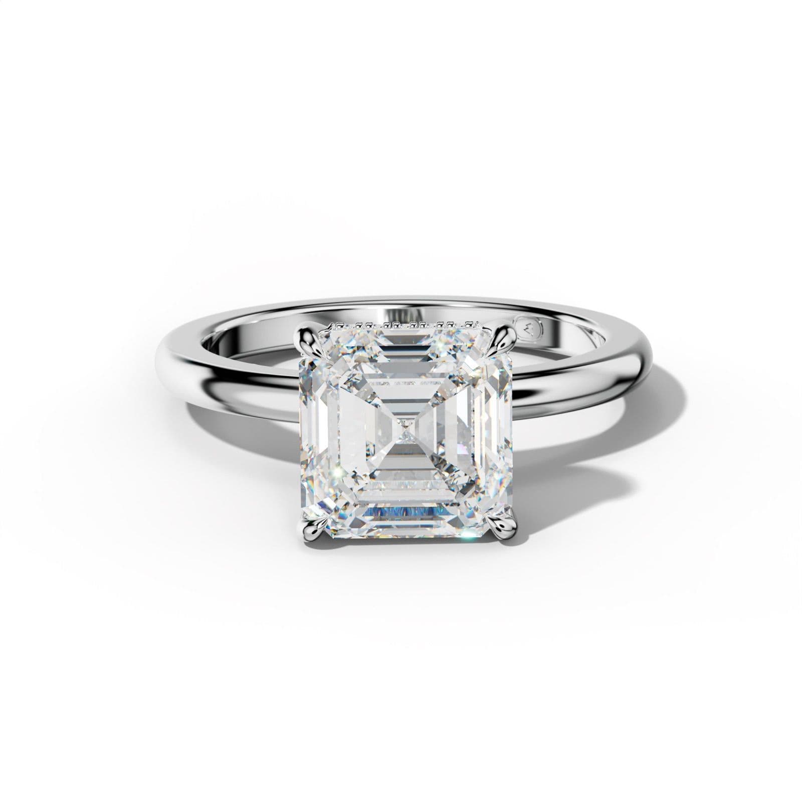 Reese Asscher Cut Engagement Ring