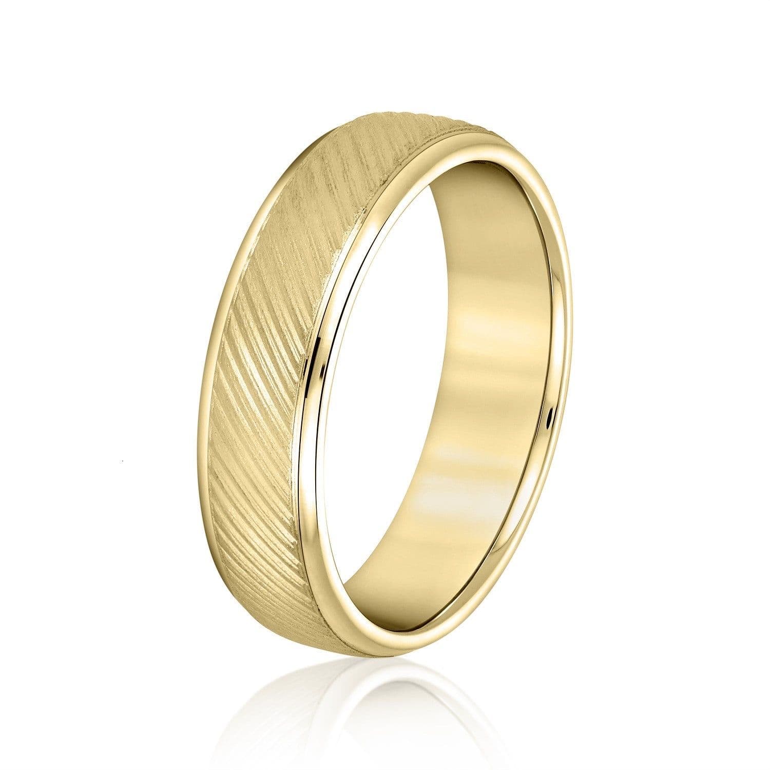 Men’s Diagonal Lines Pleasant Elegance Band