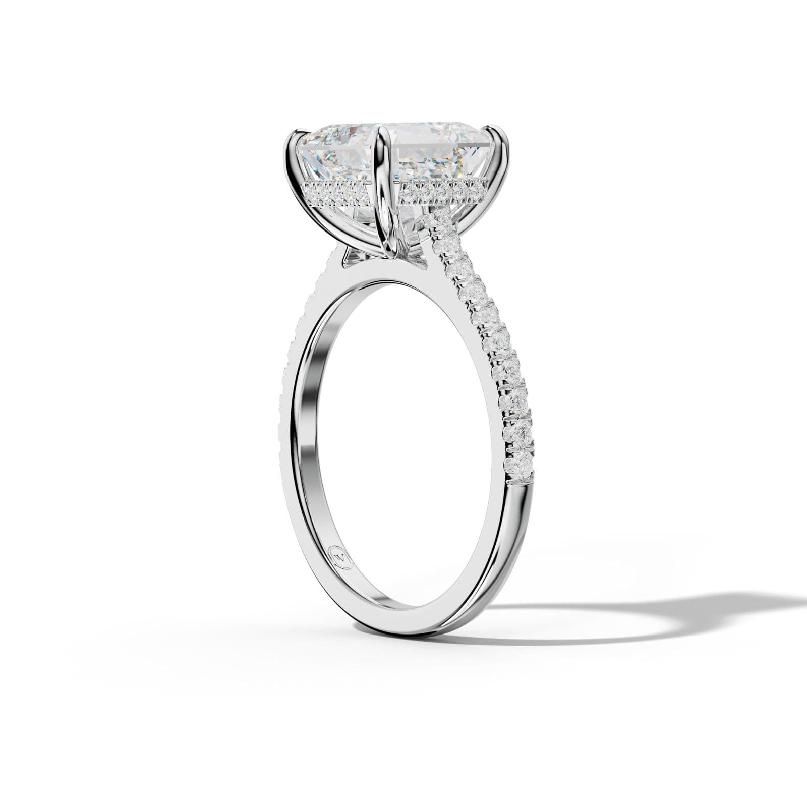 Alexis Asscher Cut Engagement Ring