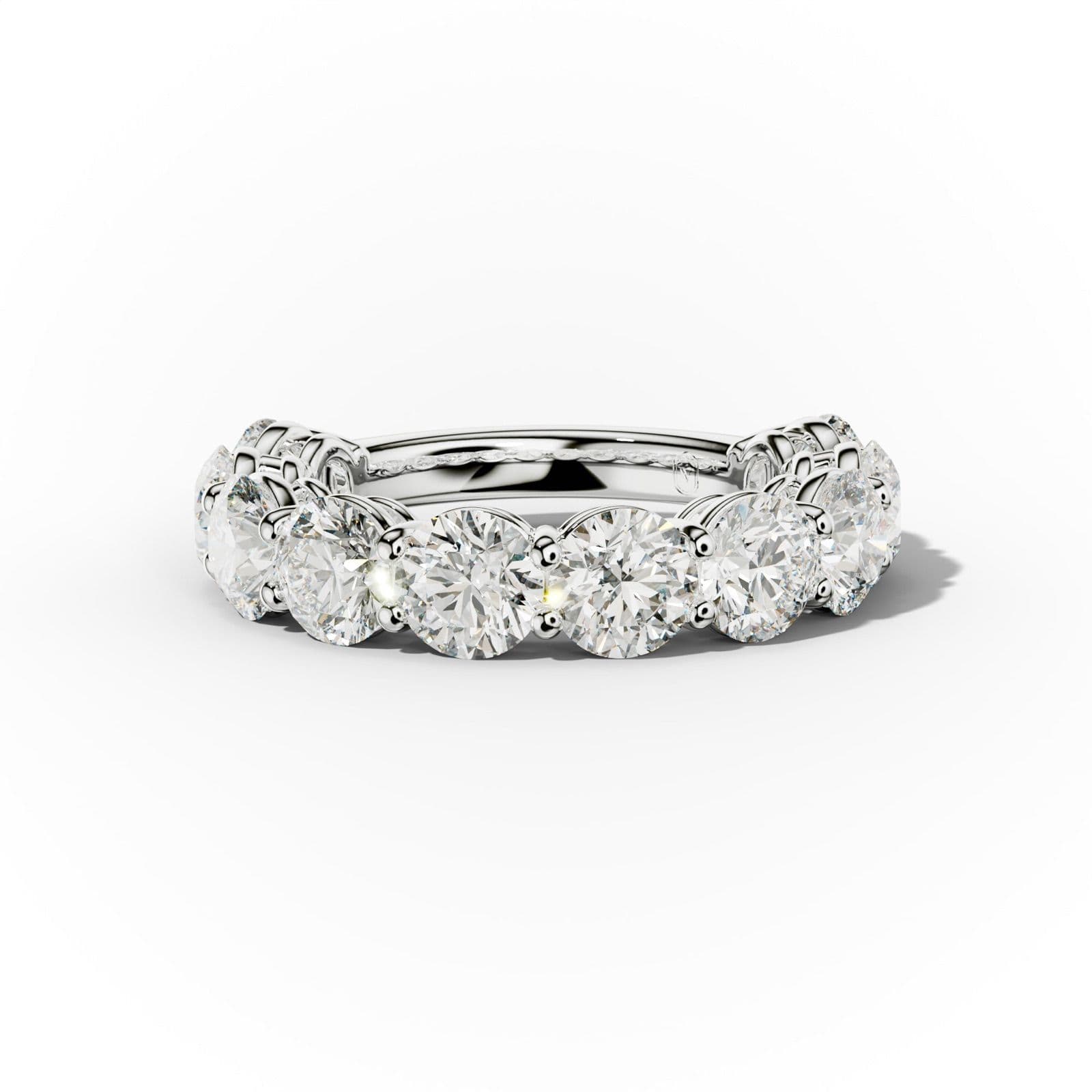5.0 Carat Round Diamond Anniversary Band