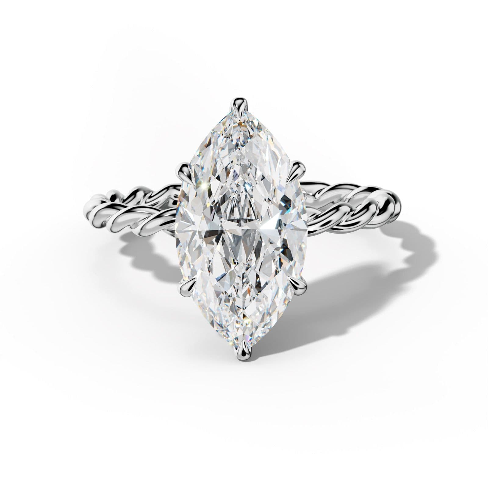 Sunny Marquise Diamond Engagement Ring