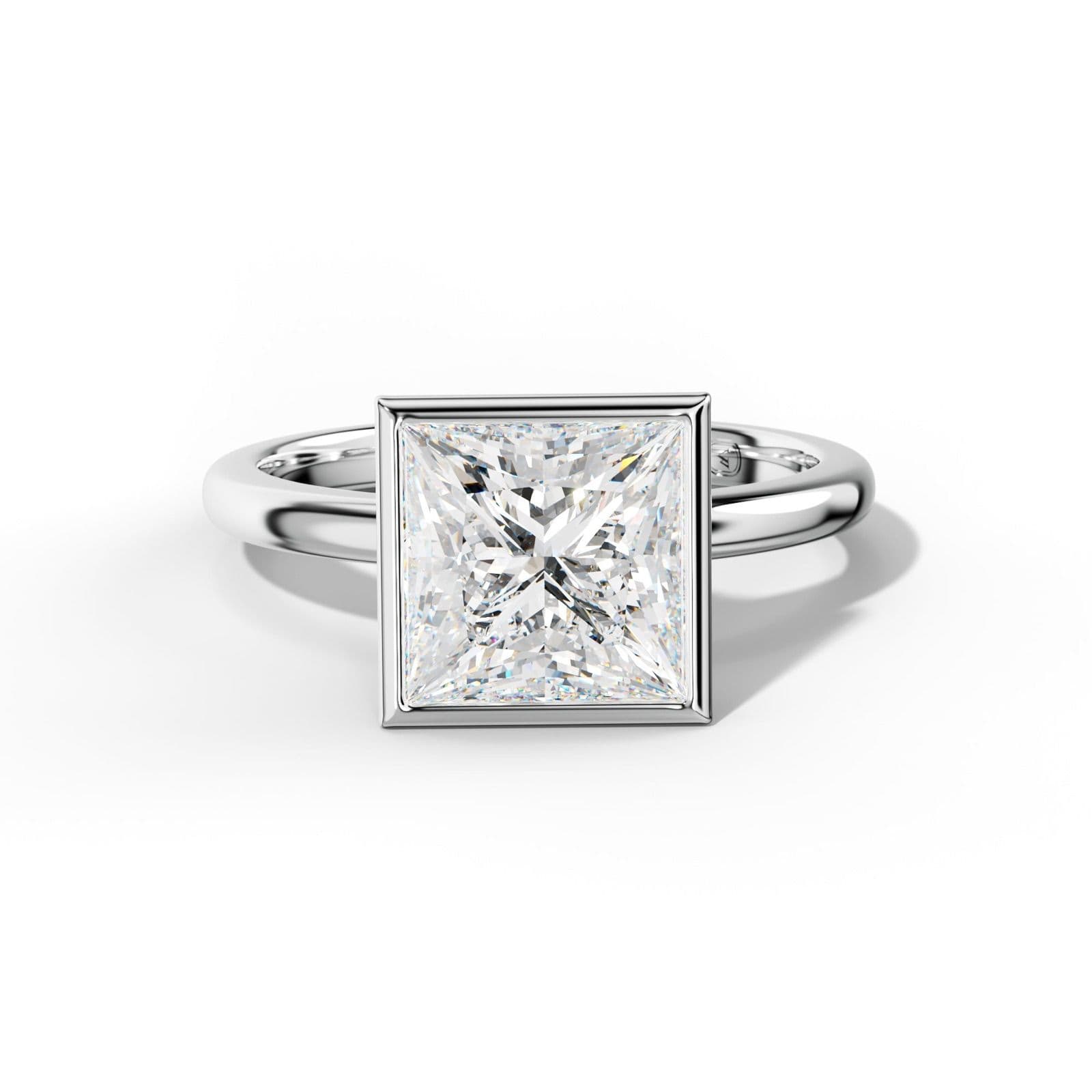 Malaya Princess Cut Engagement Ring