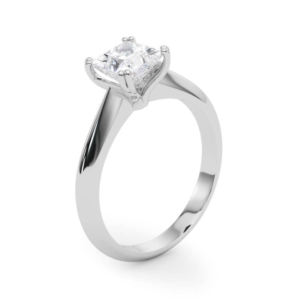 Ava Princess Diamond Solitaire Engagement Ring