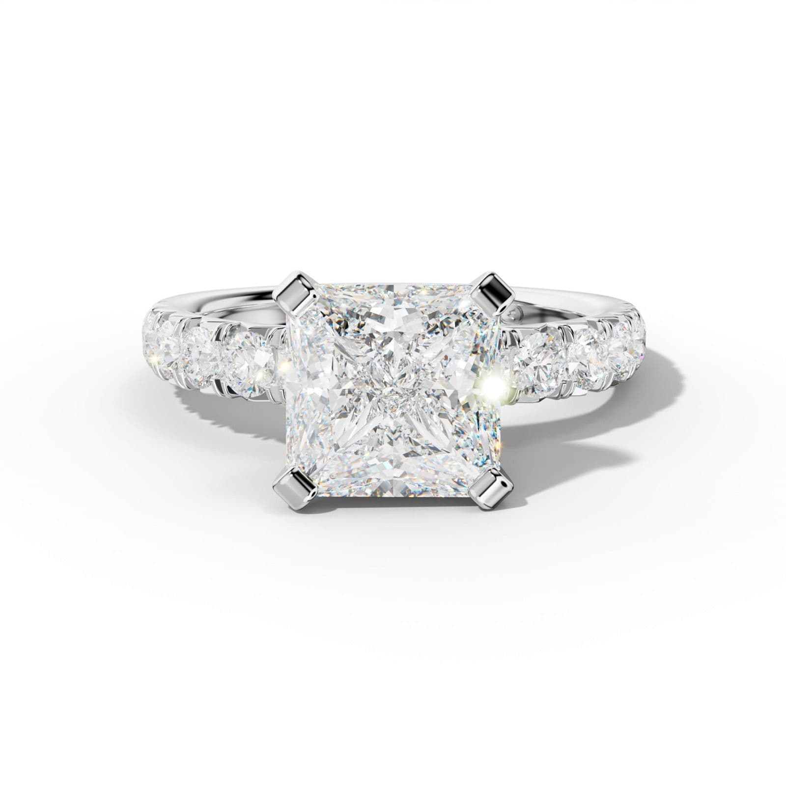 Kira Princess Cut Engagement Ring