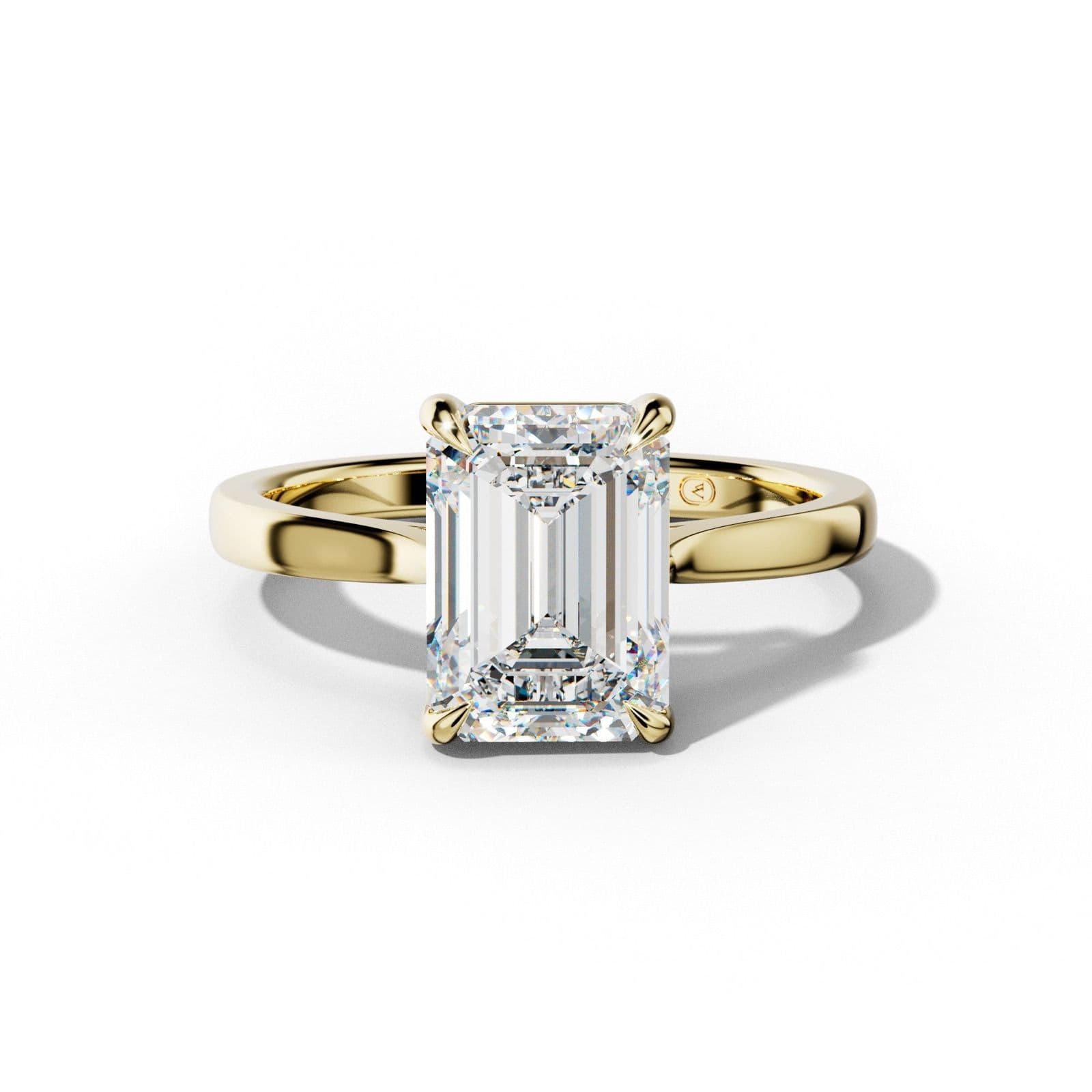 Freya Emerald Cut Engagement Ring