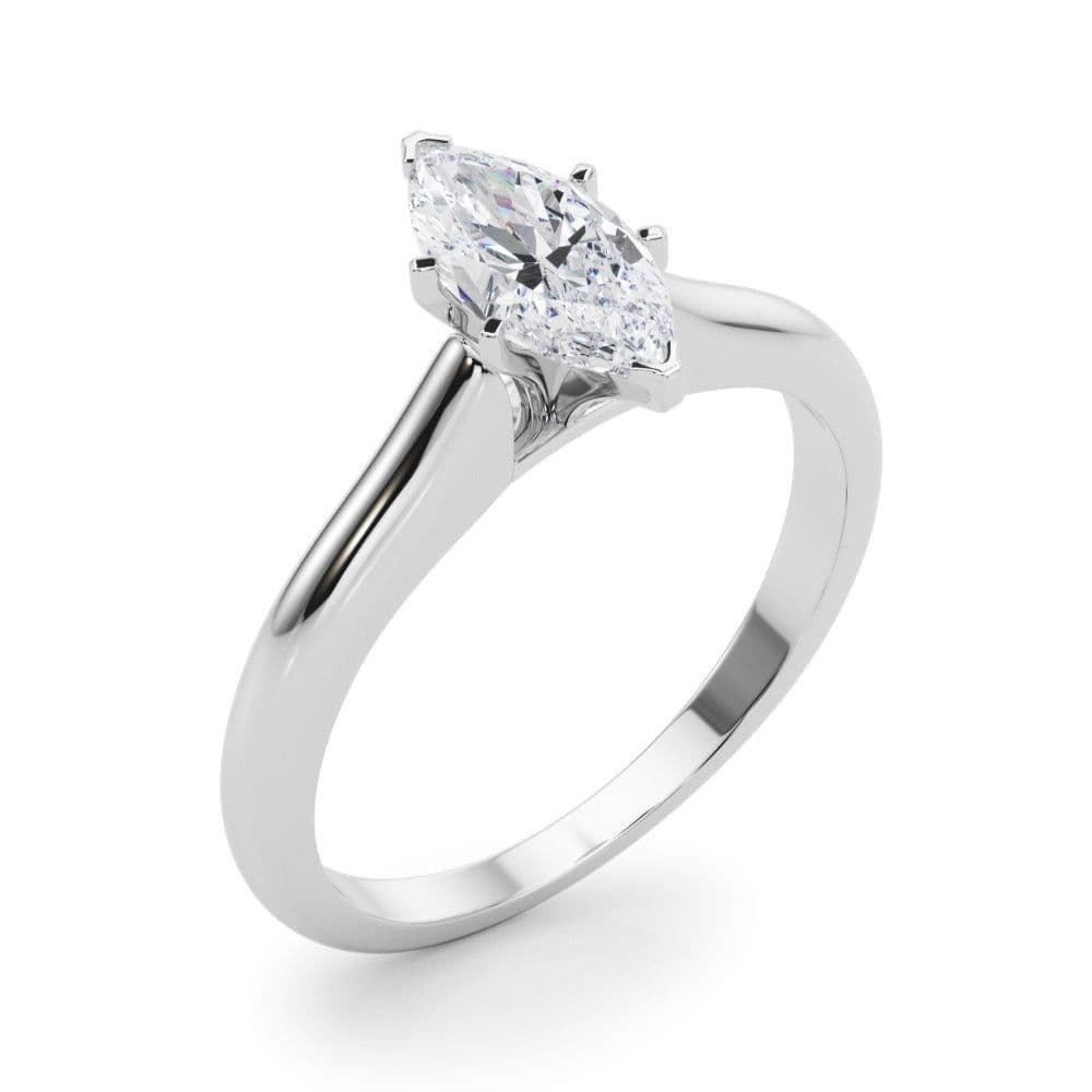 Isabella Marquise Diamond Solitaire Engagement Ring