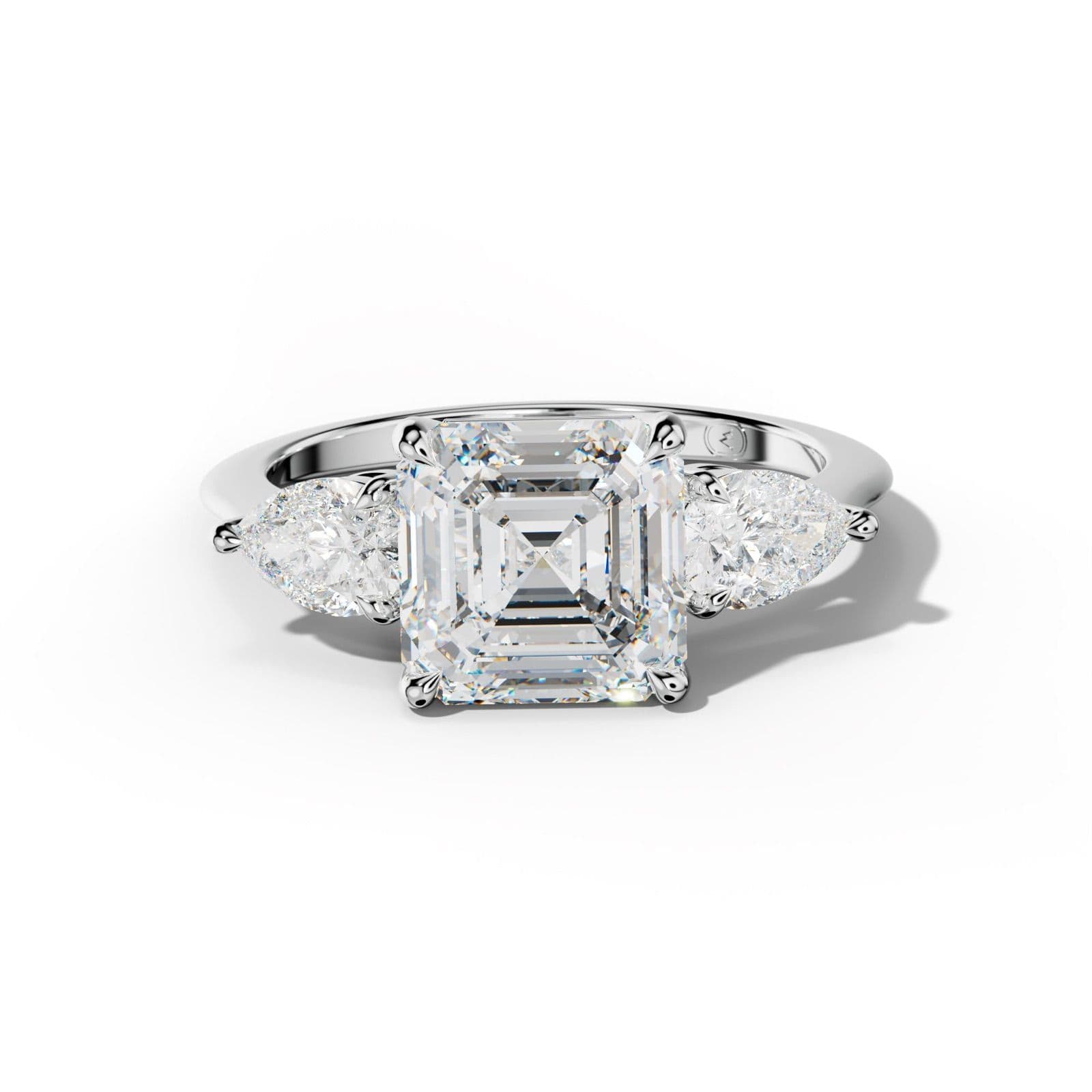 Hannah Asscher Cut Diamond Engagement Ring