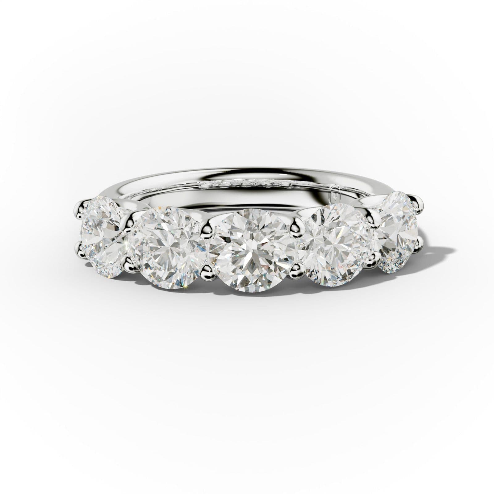 3.0 Carat Round Diamond Anniversary Band