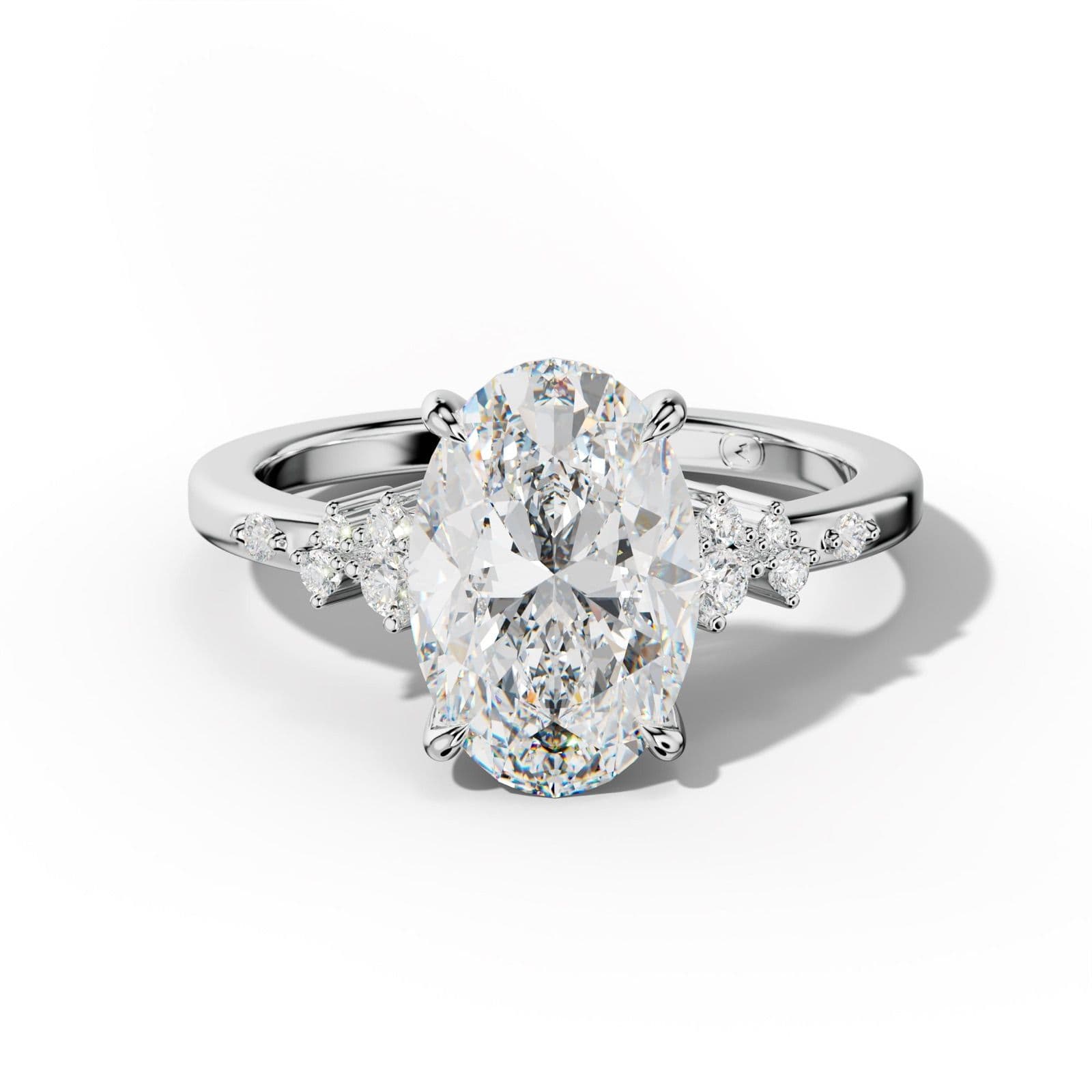 Elise Oval Diamond Engagement Ring