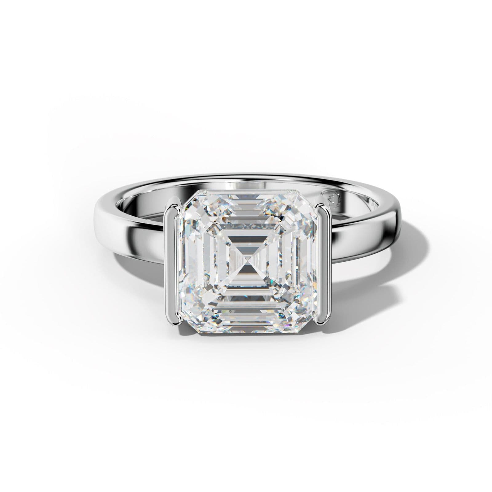 Delilah Asscher Cut Engagement Ring