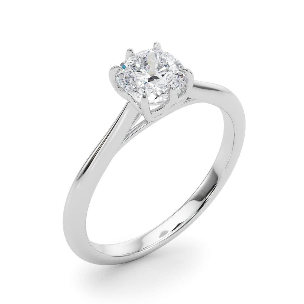 Grace Cushion Diamond Solitaire Engagement Ring