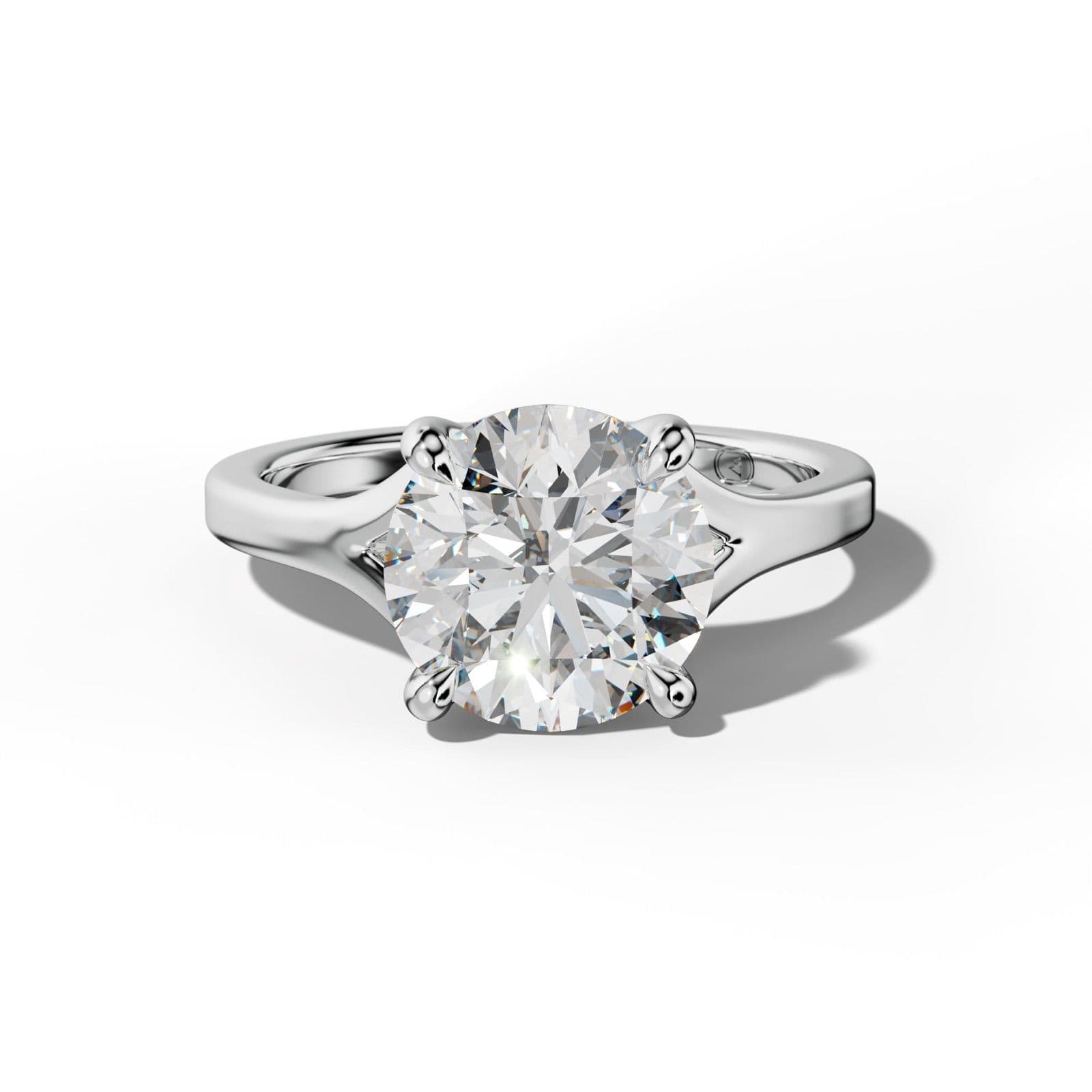 Alicia Round Diamond Engagement Ring