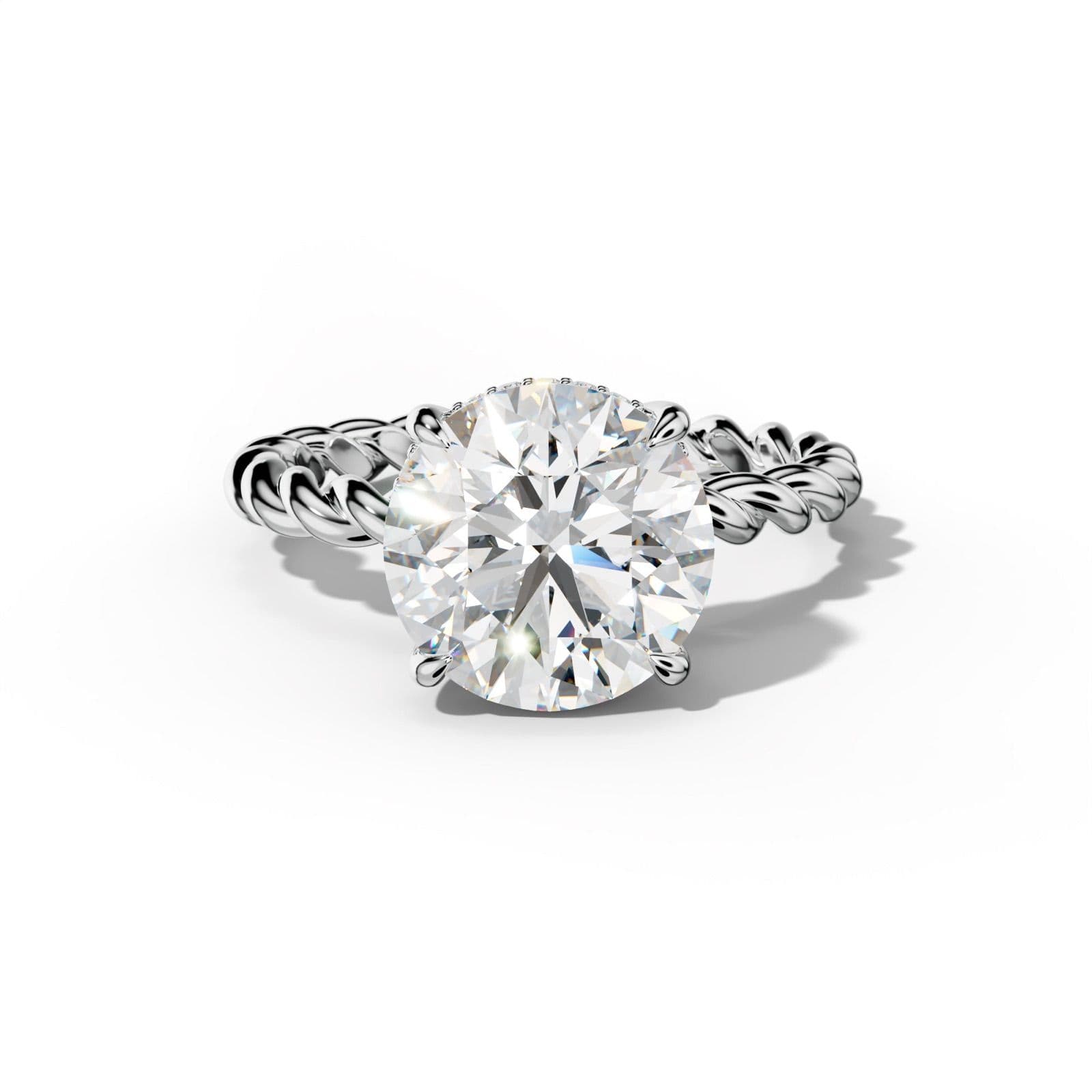 Lexi Round Diamond Engagement Ring