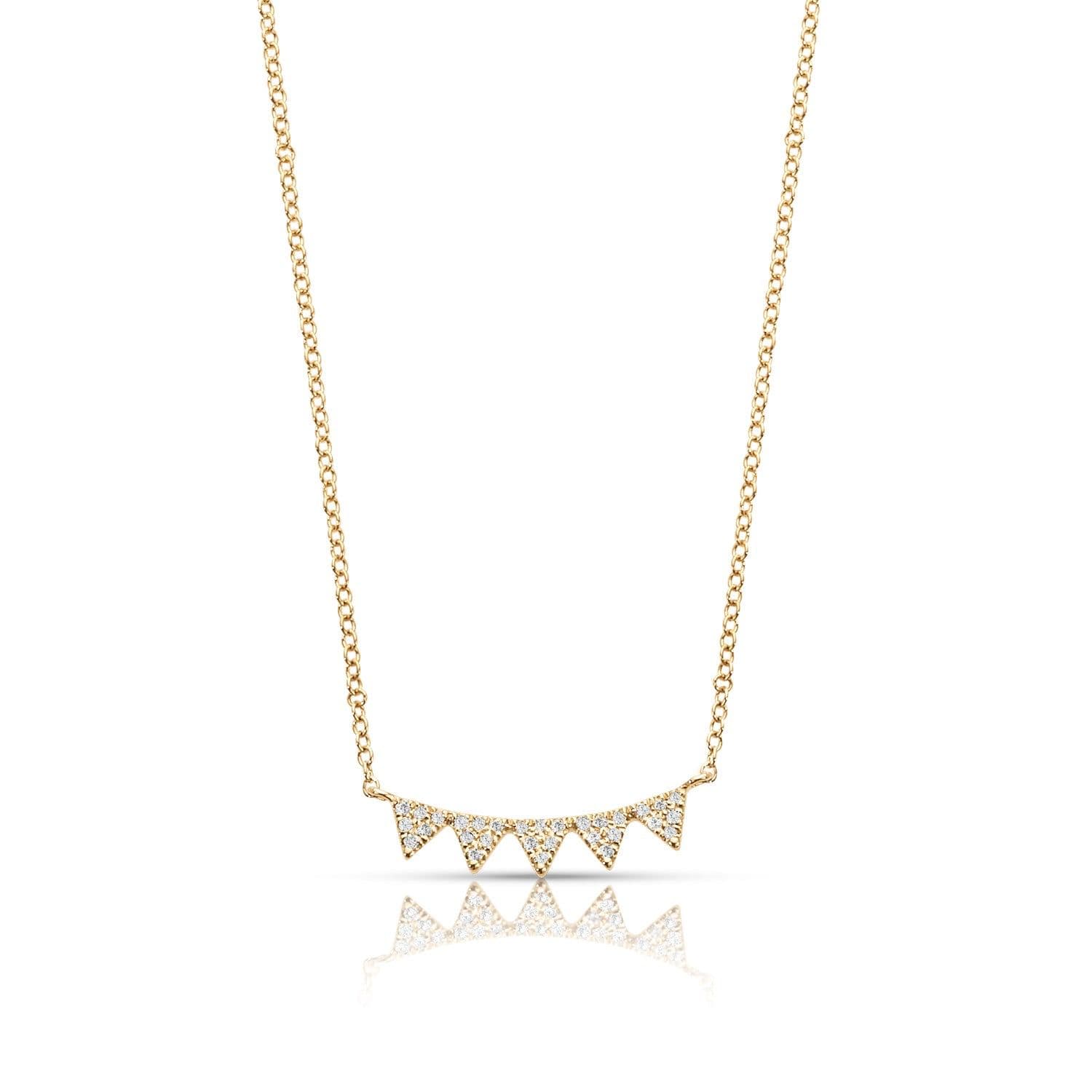 0.10 ctw Diamond Fashion Necklace Pendant-VIRABYANI