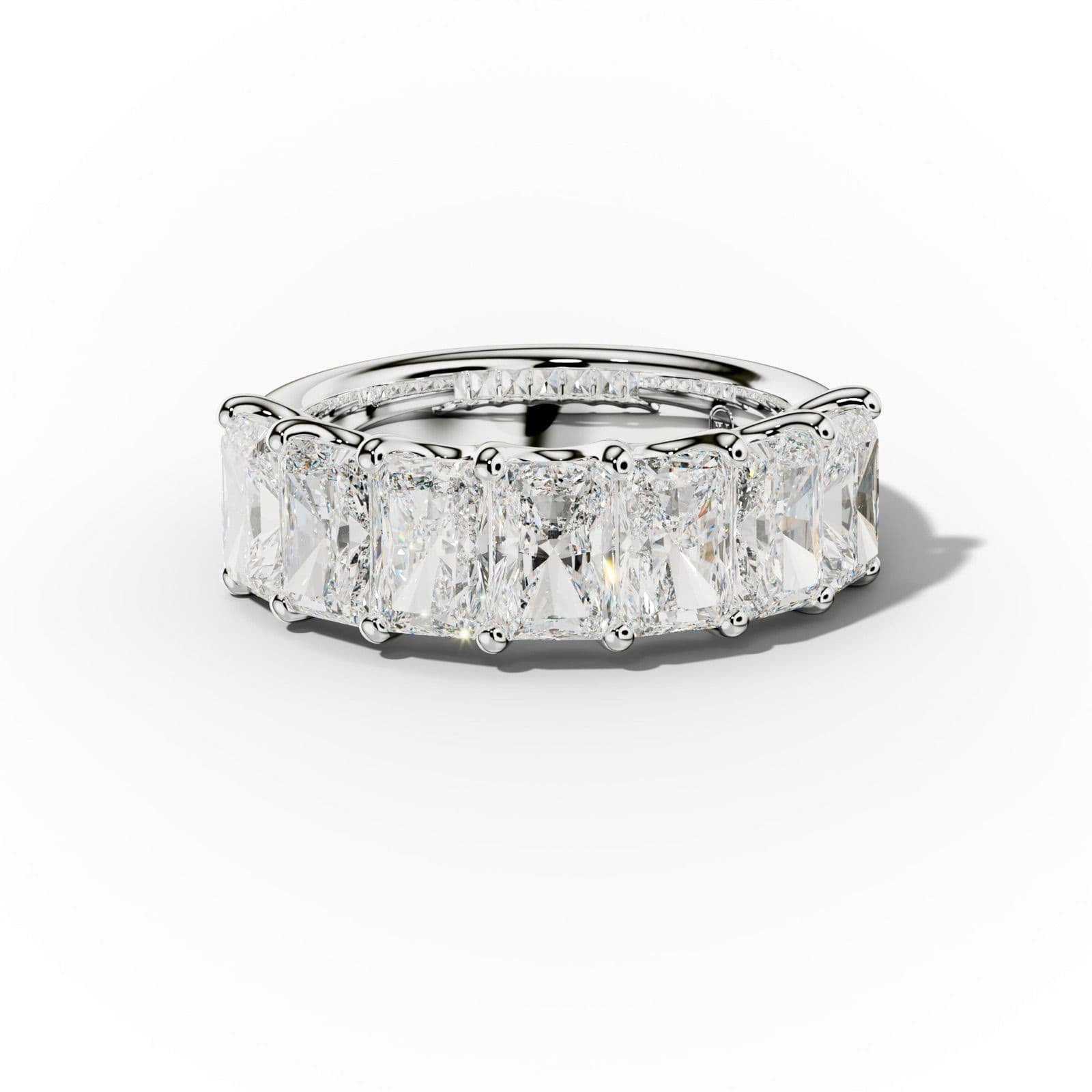 5.0 Carat Radiant Cut Diamond Anniversary Band