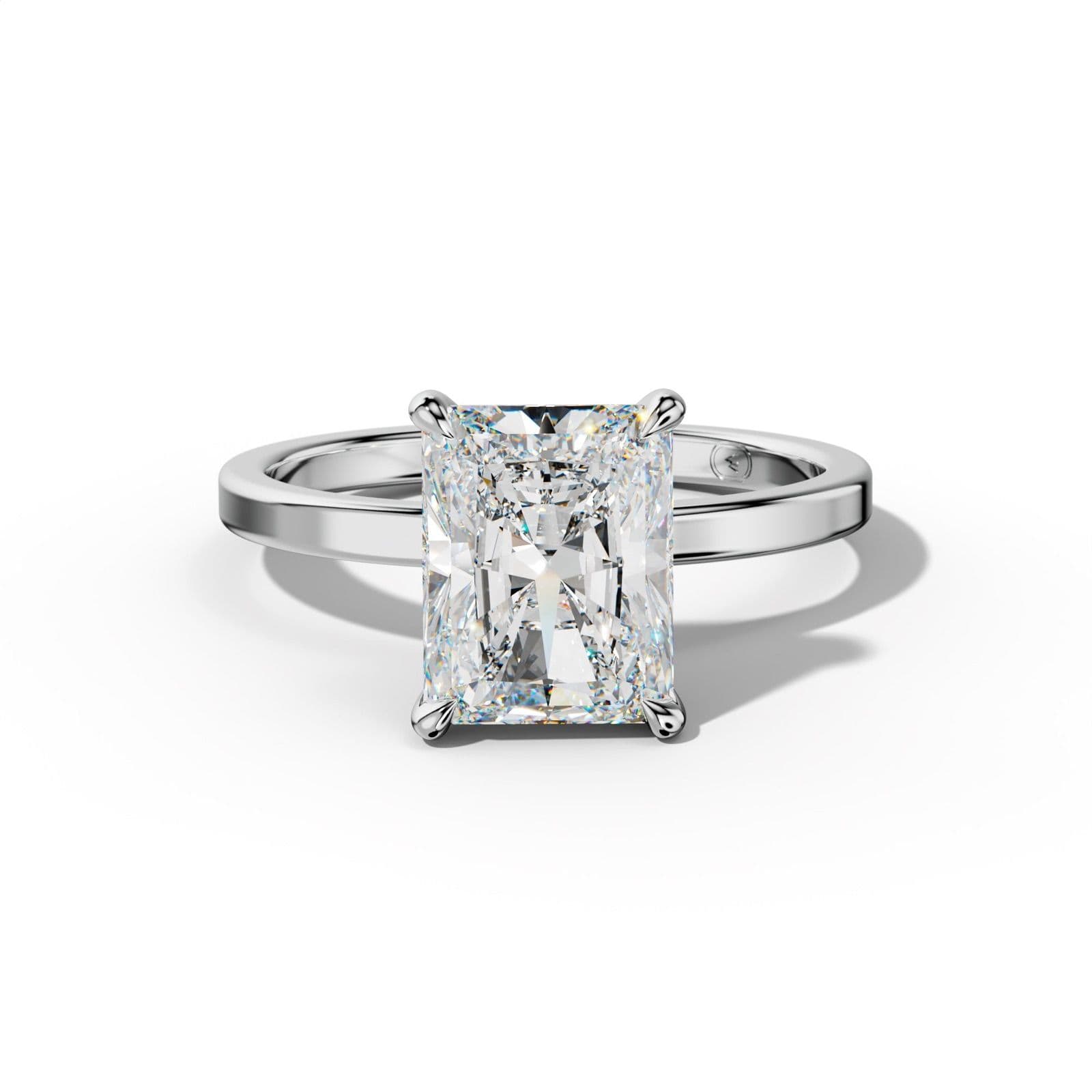 Emma Radiant Cut Diamond Engagement Ring