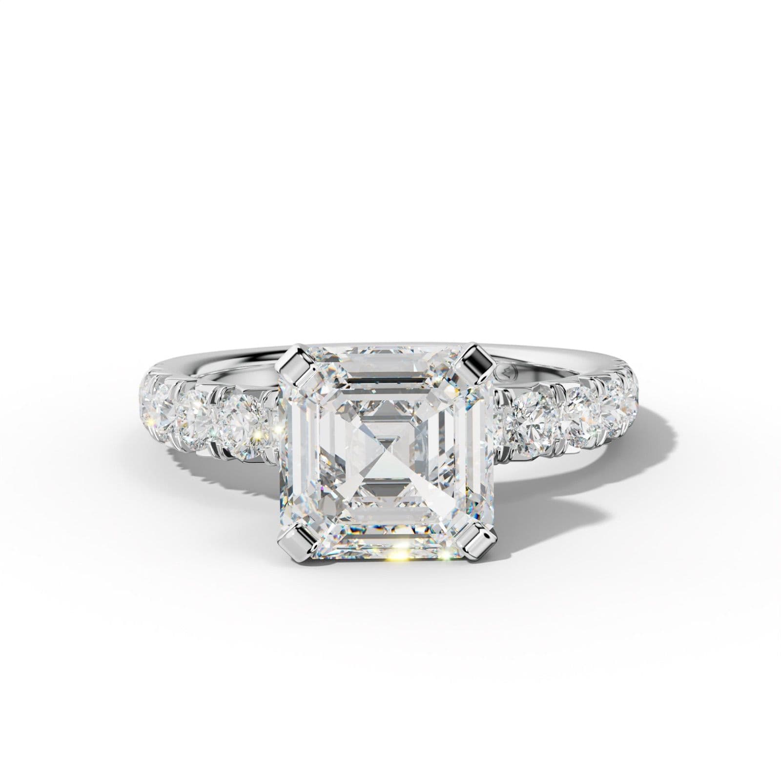 Kira Asscher Diamond Engagement Ring
