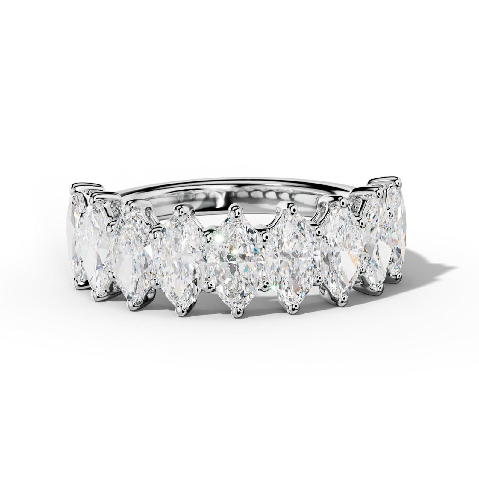3.0 Carat Marquise Diamond Half Anniversary Band