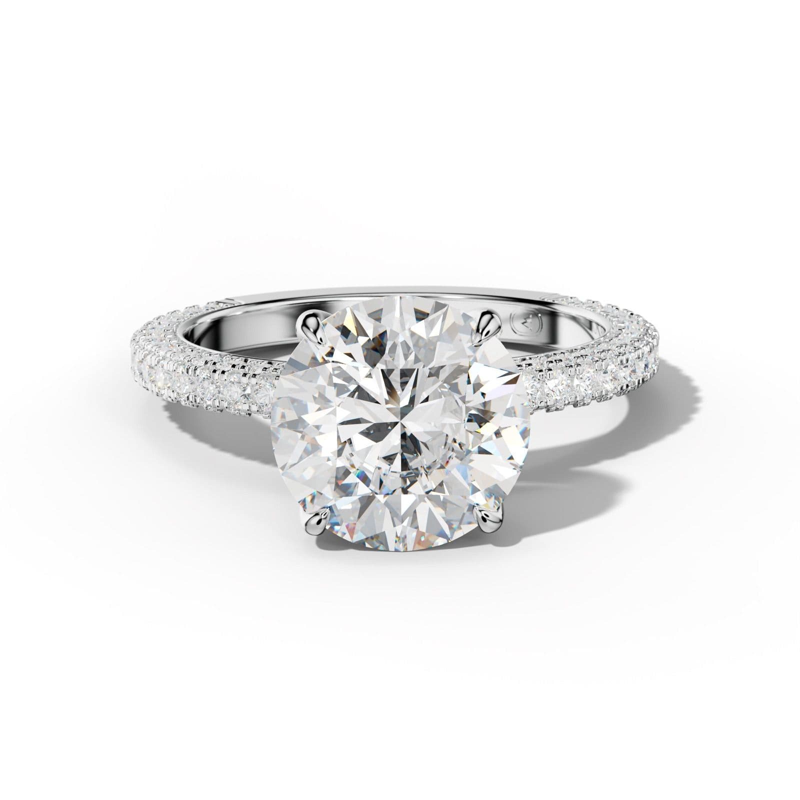 Autumn Round Diamond Engagement Ring