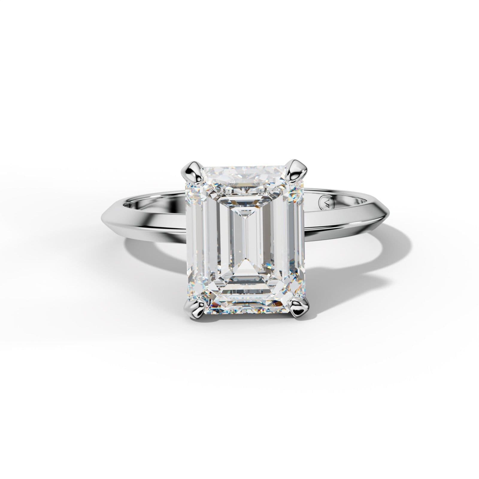 Tessa Emerald Cut Engagement Ring