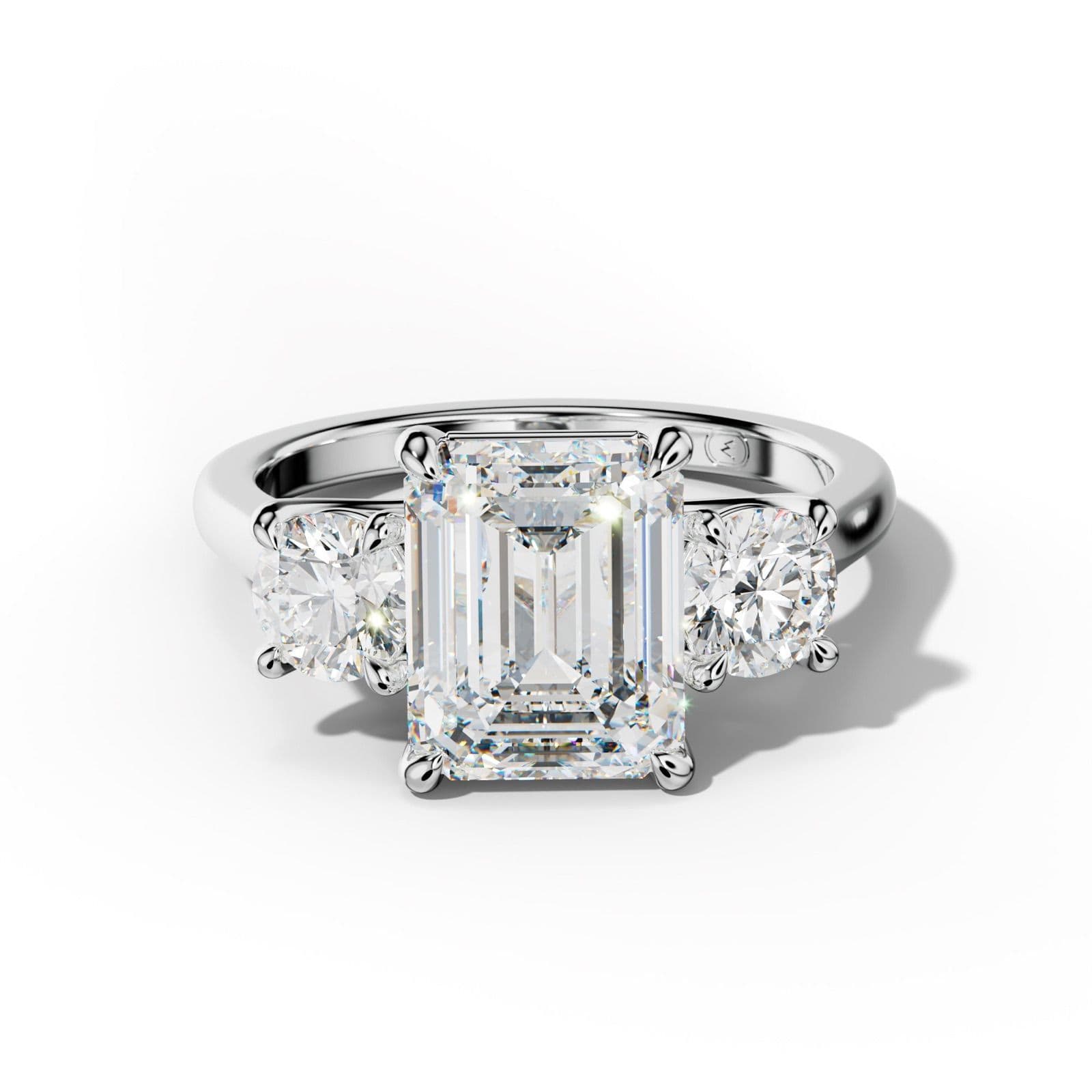 Noelle Emerald Cut Engagement Ring