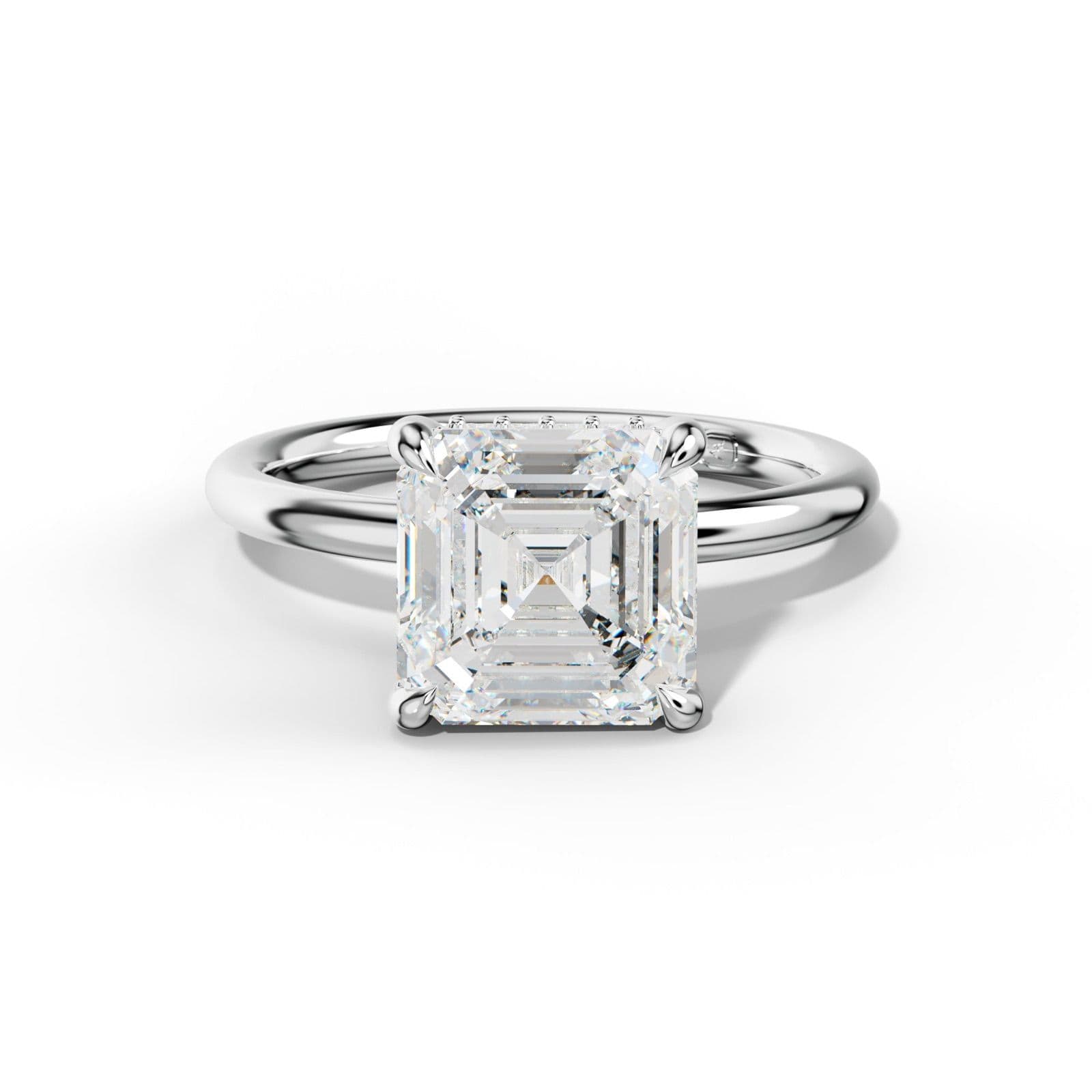 Siya Asscher Diamond Engagement Ring