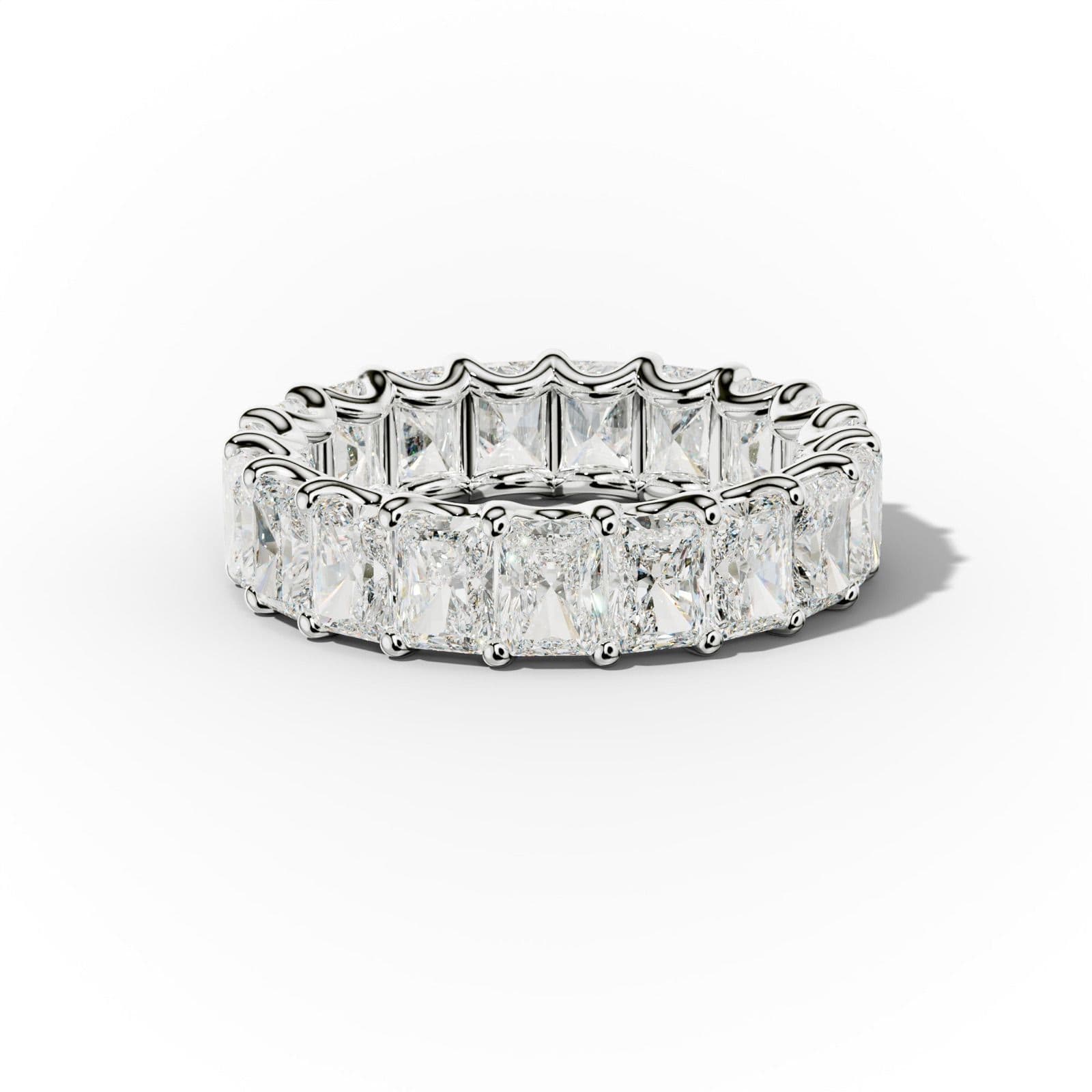 7.0 Carat Radiant Cut Diamond Eternity Band Shared Prong (Copy)