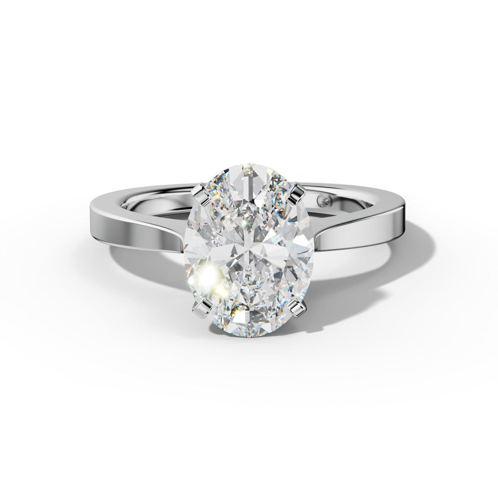 Amaya Oval Diamond Engagement Ring